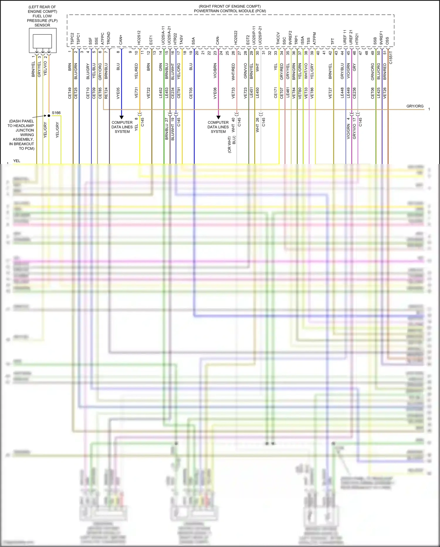 Wiring diagram brn/red for Ford Explorer VI (2019-2024) (29 of 34)