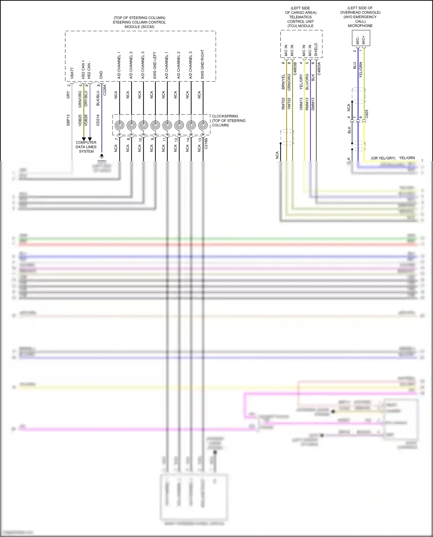 Wiring diagram brn/yel for Ford Explorer VI (2019-2024) (9 of 72)