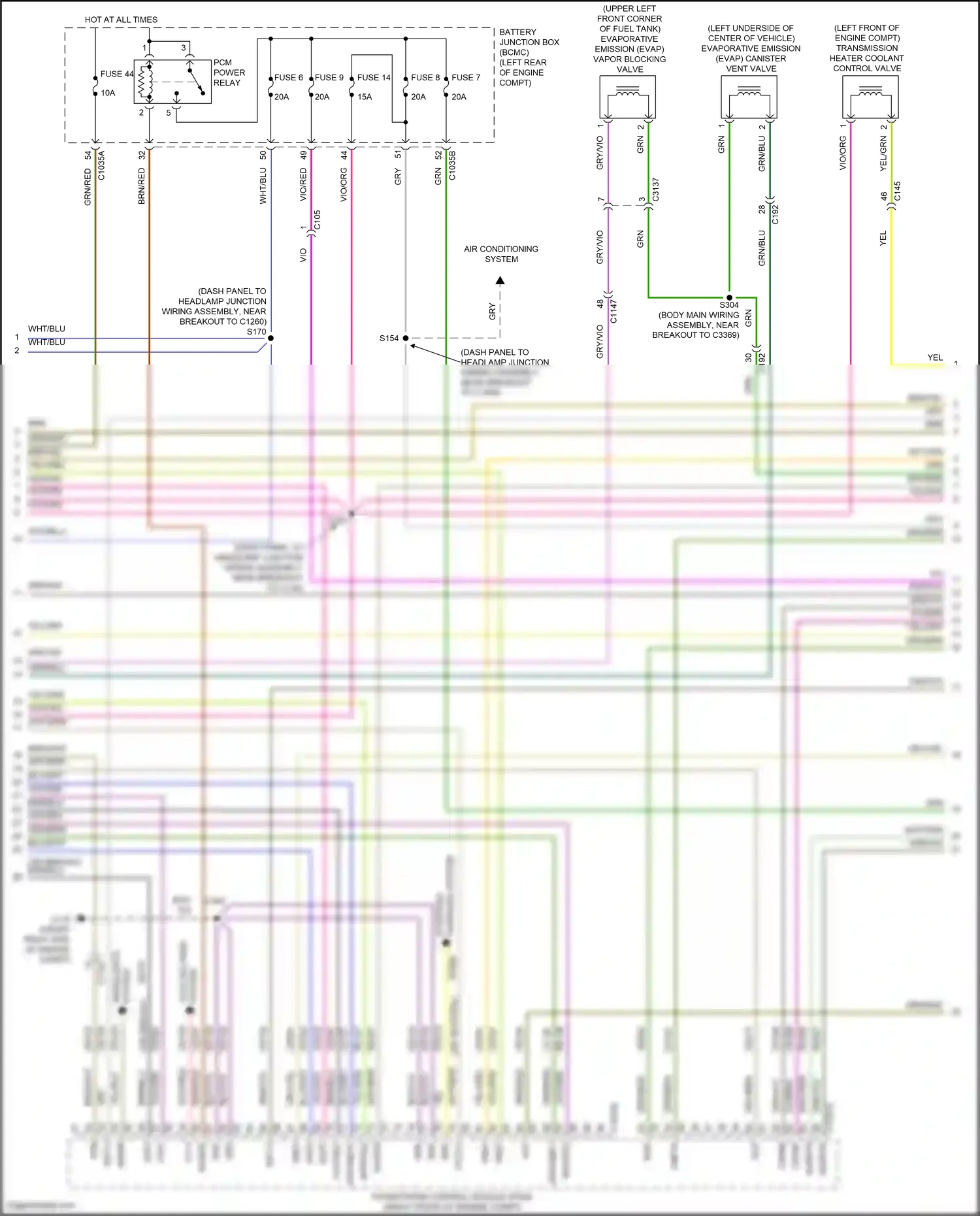 Wiring diagram brn/yel for Ford Explorer VI (2019-2024) (57 of 72)