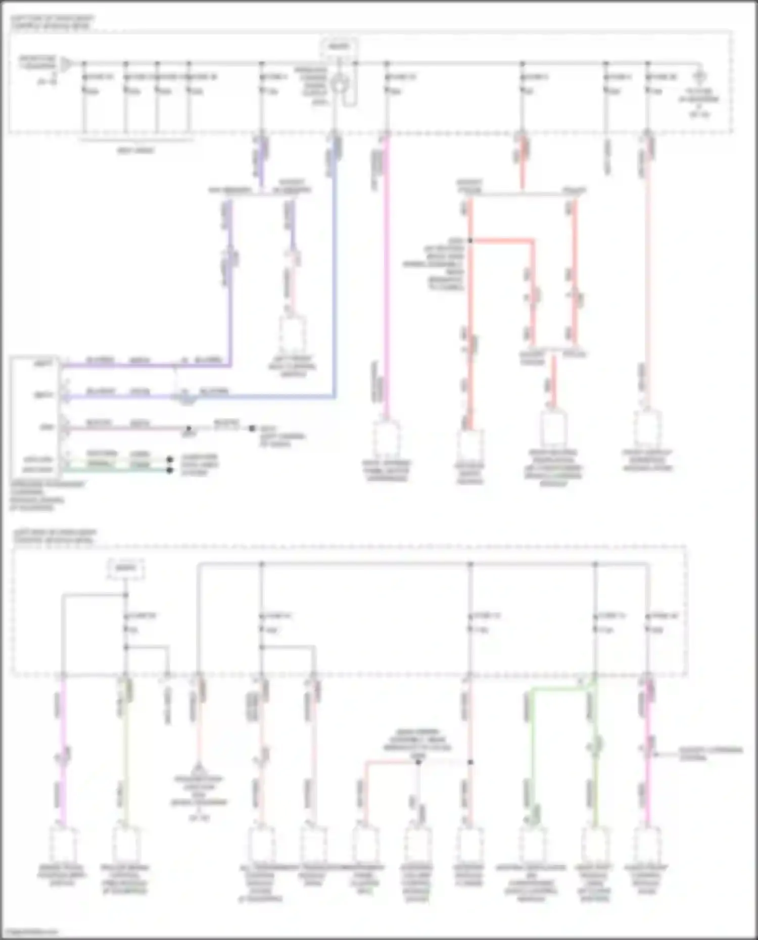 Wiring diagram computer data lines system for Ford Explorer VI (2019-2024) (48 of 126)
