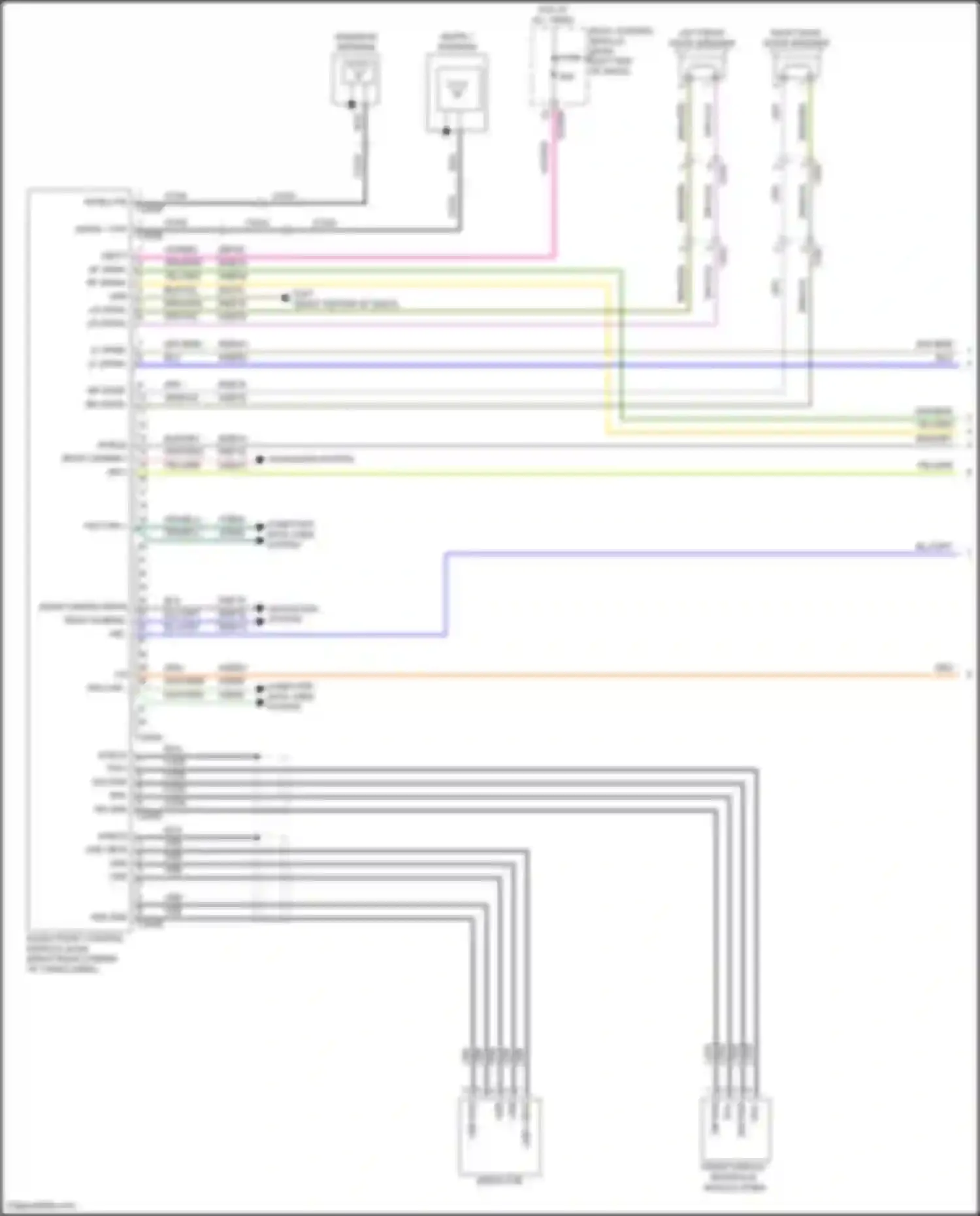 Wiring diagram computer data lines system for Ford Explorer VI (2019-2024) (8 of 126)