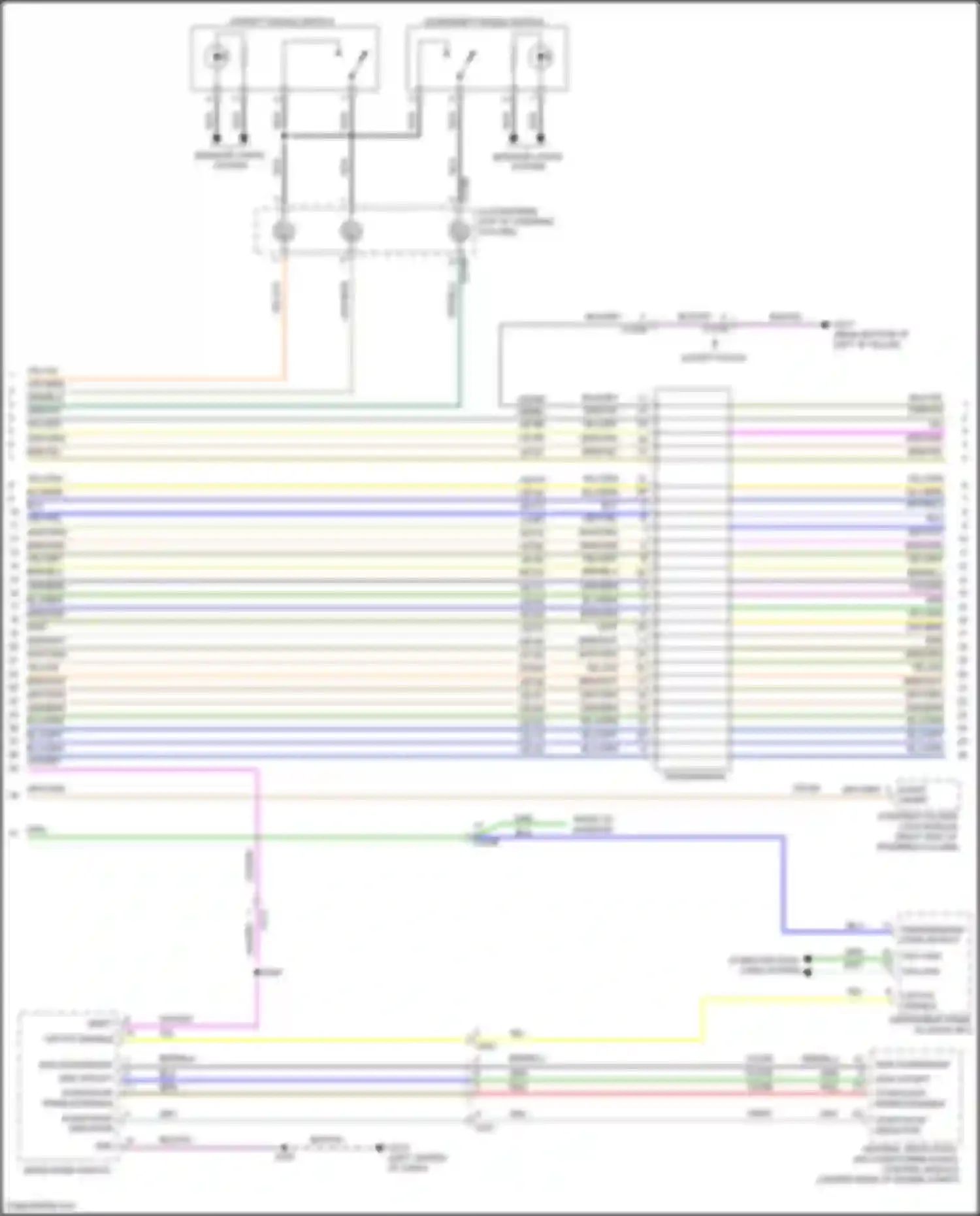 Wiring diagram drive mode switch for Ford Explorer VI (2019-2024) (1 of 5)