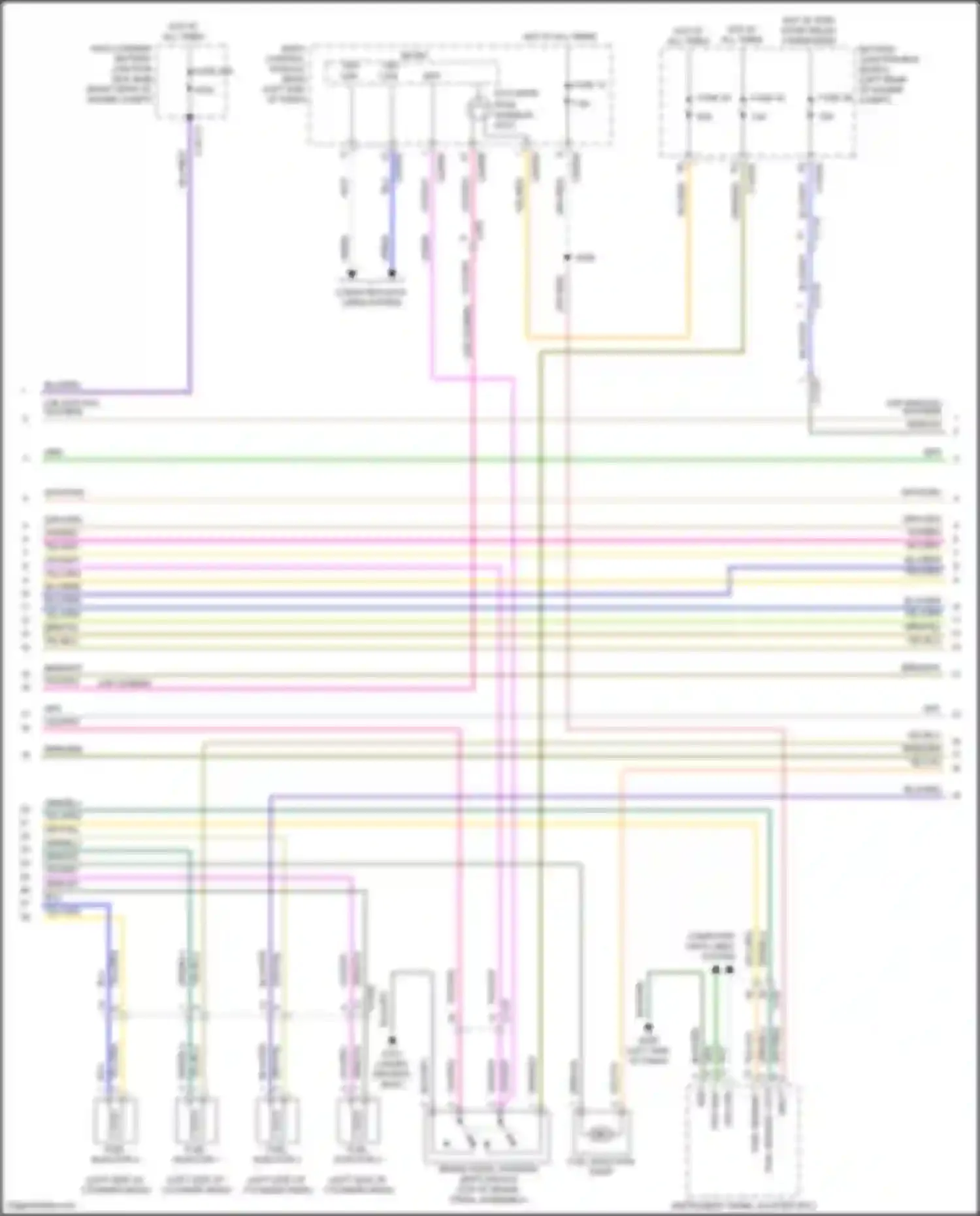 Wiring diagram fuse 43 for Ford Explorer VI (2019-2024) (5 of 5)