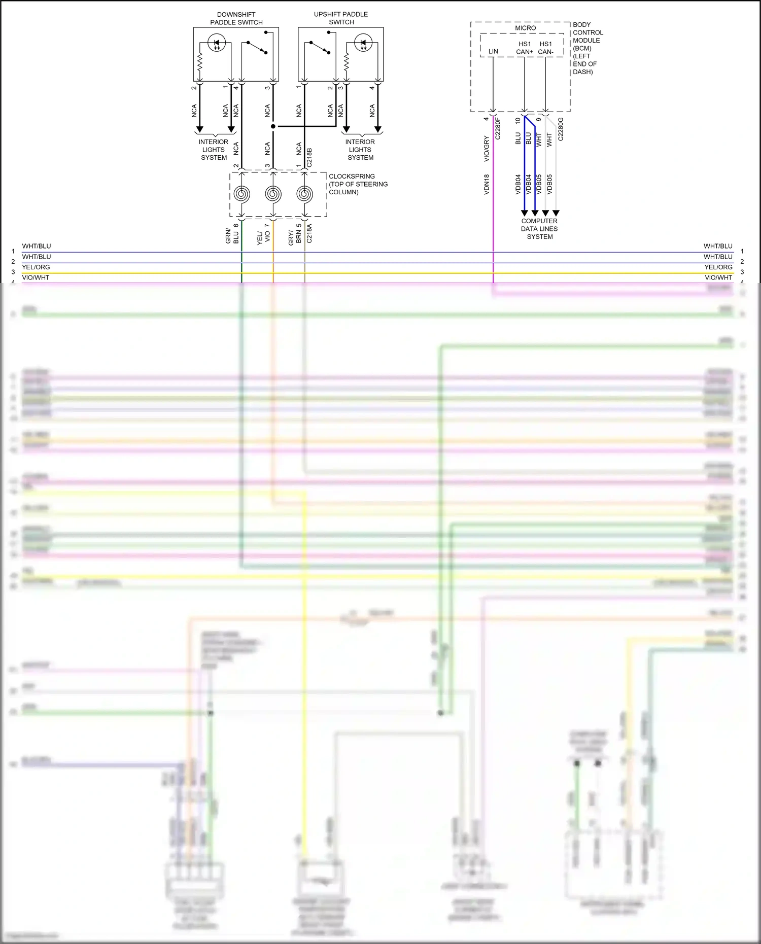Wiring diagram gry/blu for Ford Explorer VI (2019-2024) (74 of 79)