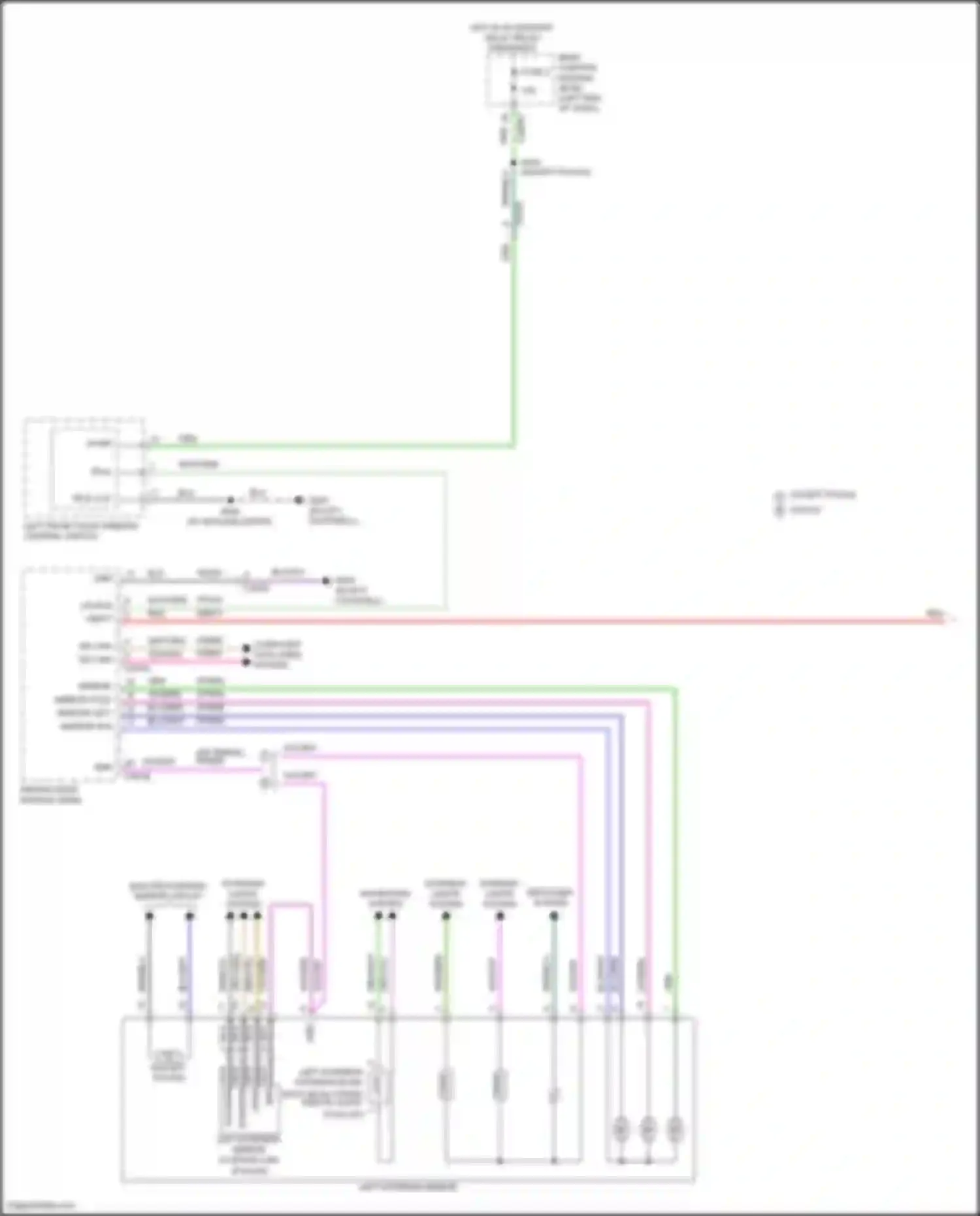 Wiring diagram gry/org for Ford Explorer VI (2019-2024) (23 of 109)