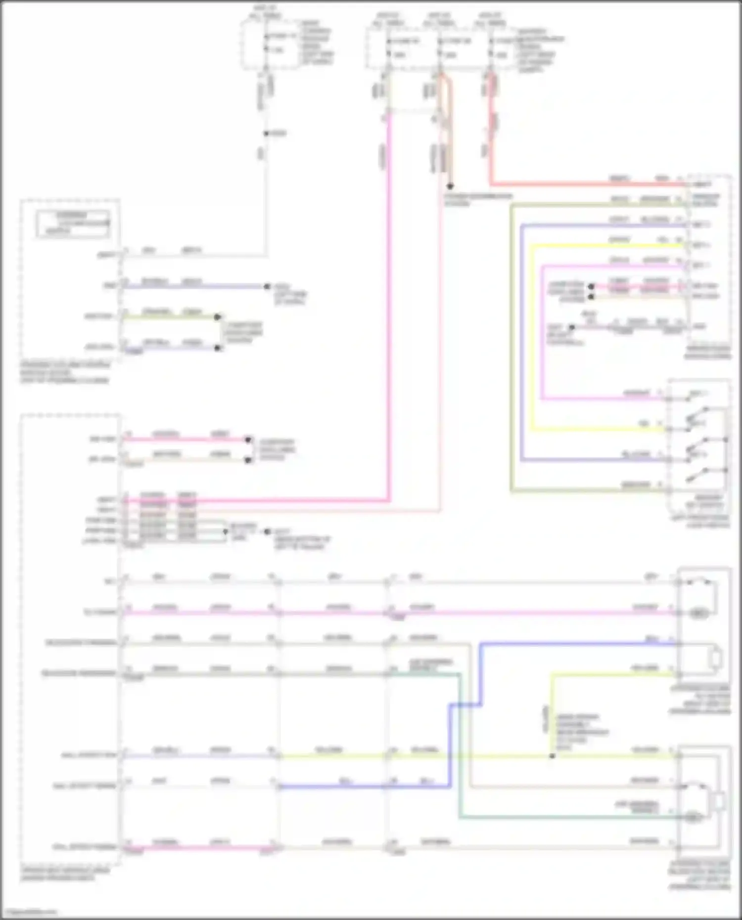 Wiring diagram hall effect sense for Ford Explorer VI (2019-2024) (2 of 2)
