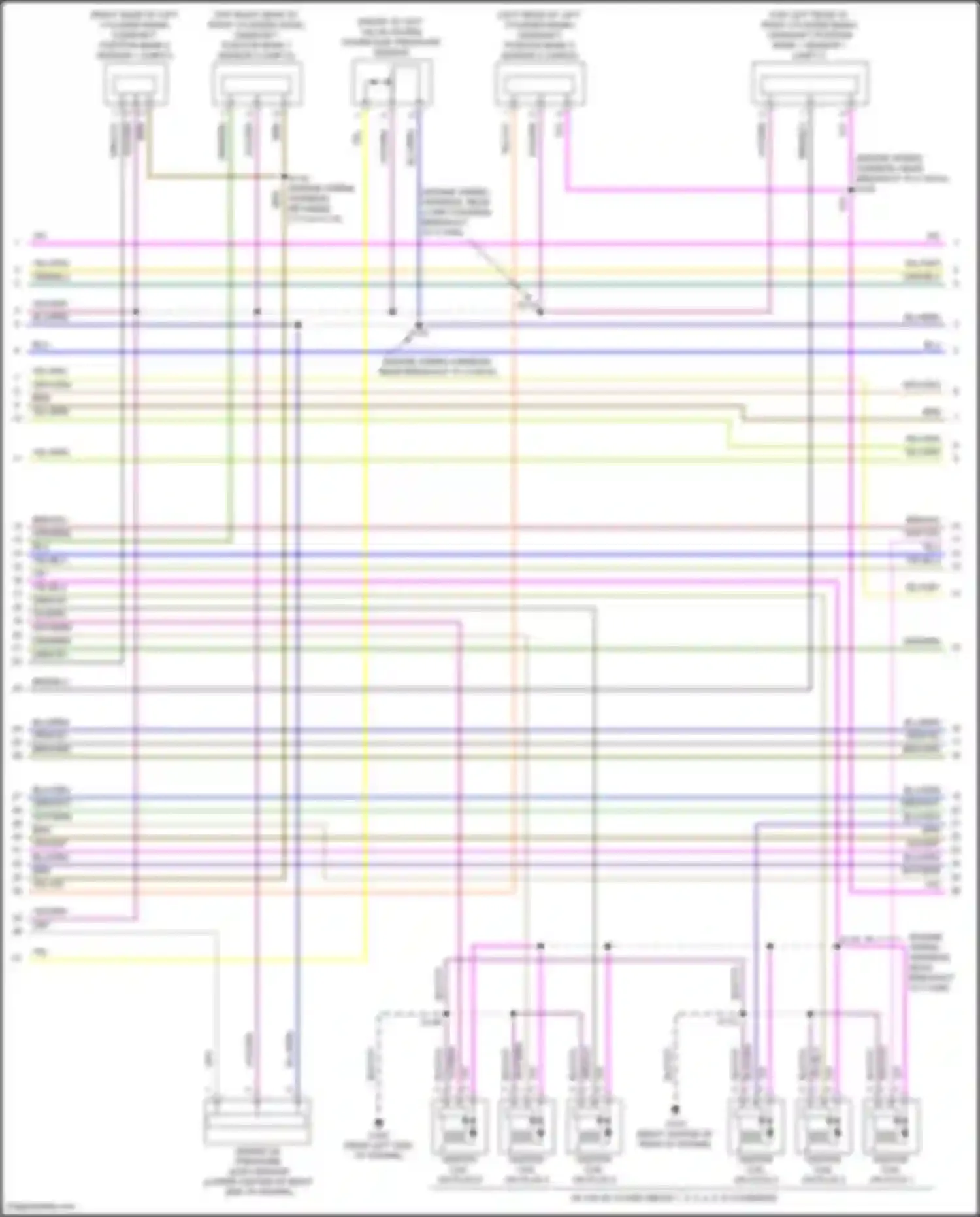 Wiring diagram ignition coil on plug 1 for Ford Explorer VI (2019-2024) (4 of 5)