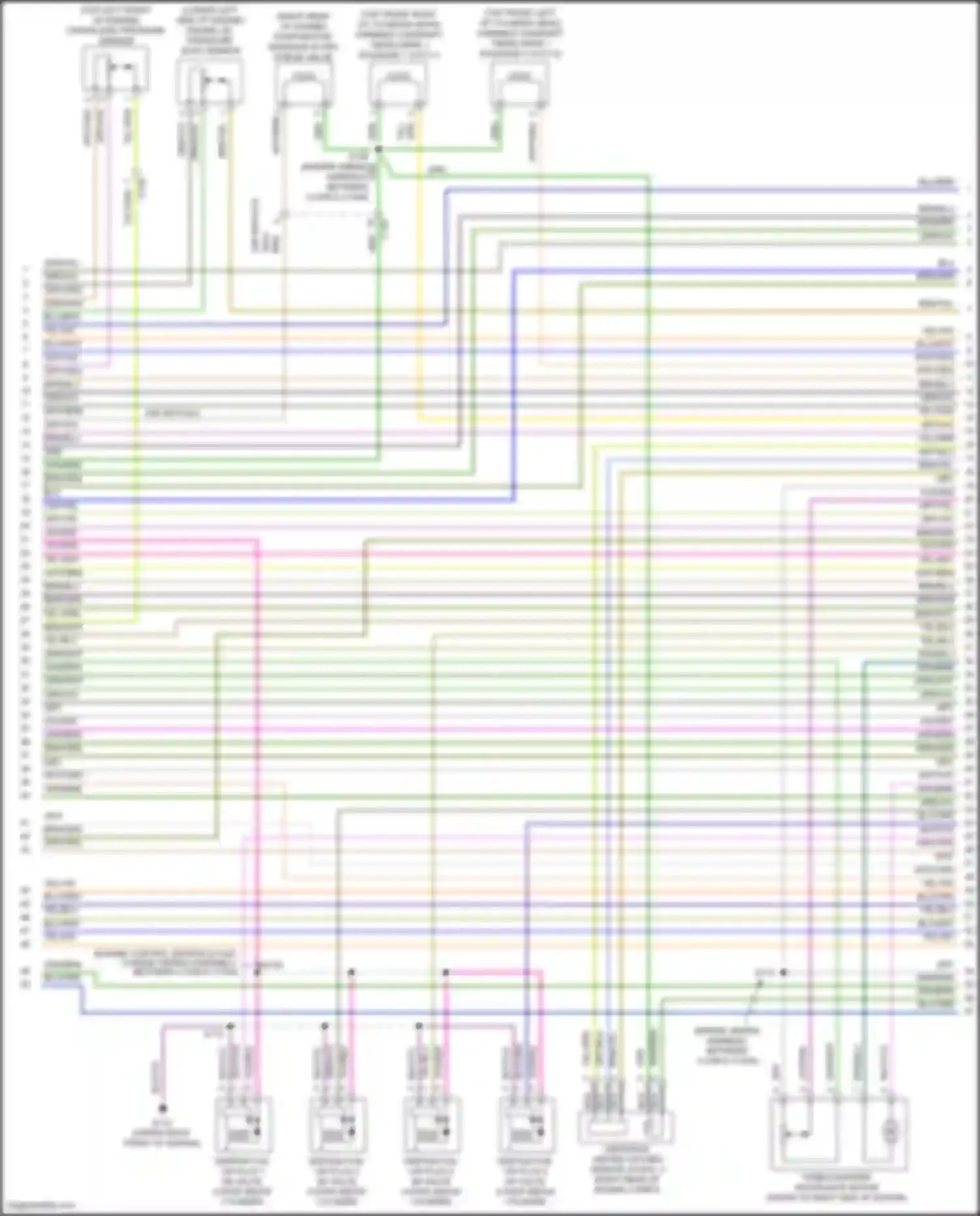 Wiring diagram ignition coil on plug 4 for Ford Explorer VI (2019-2024) (3 of 5)