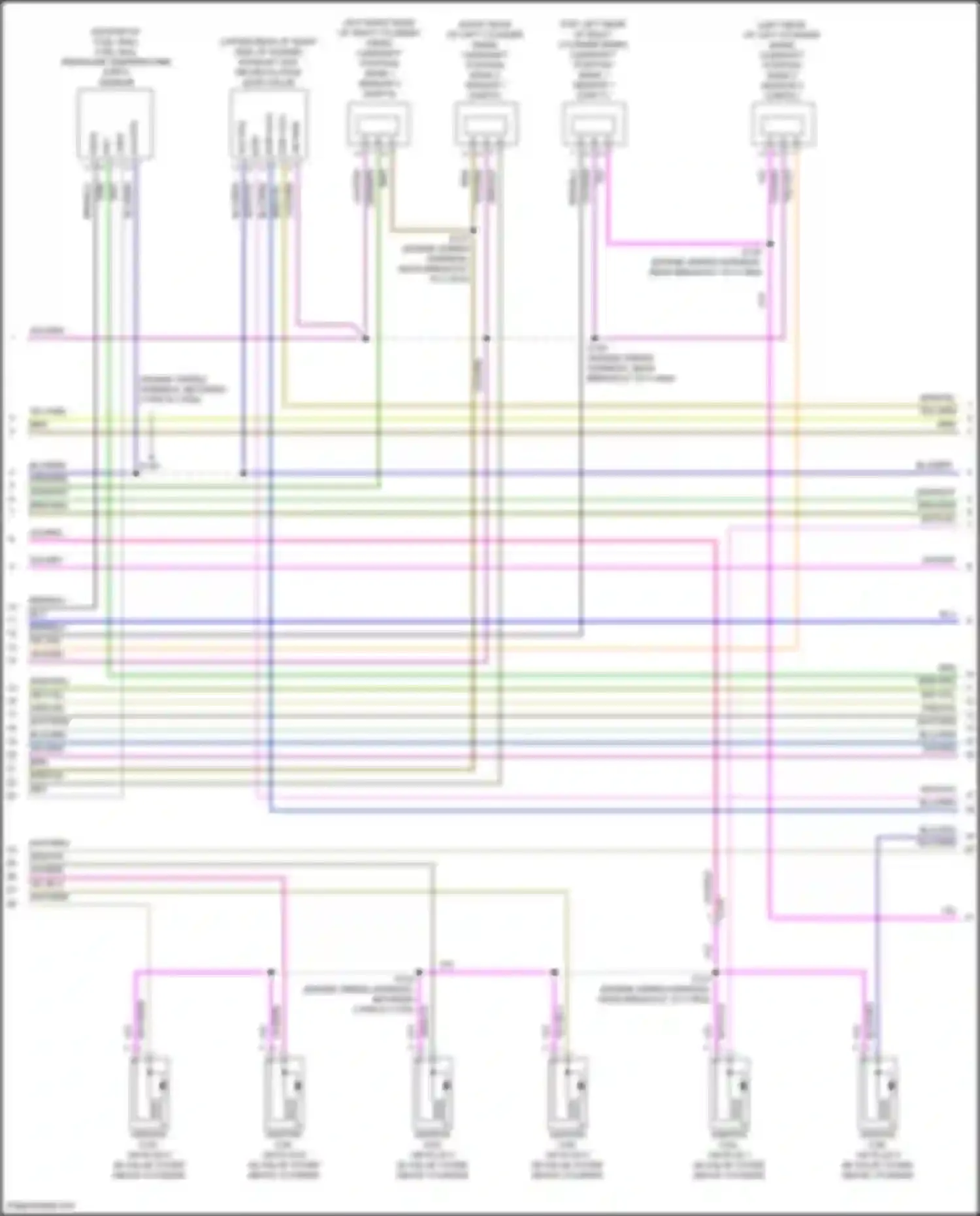 Wiring diagram ignition coil on plug 5 for Ford Explorer VI (2019-2024) (4 of 4)
