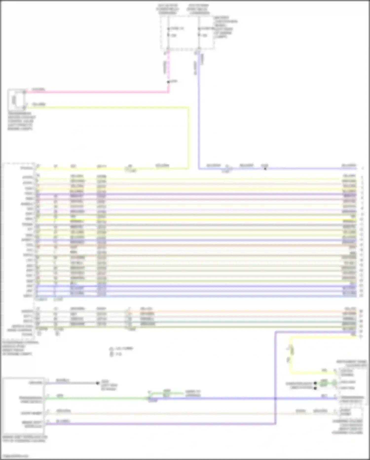 Wiring diagram ivd/tcs disable for Ford Explorer VI (2019-2024) (2 of 5)