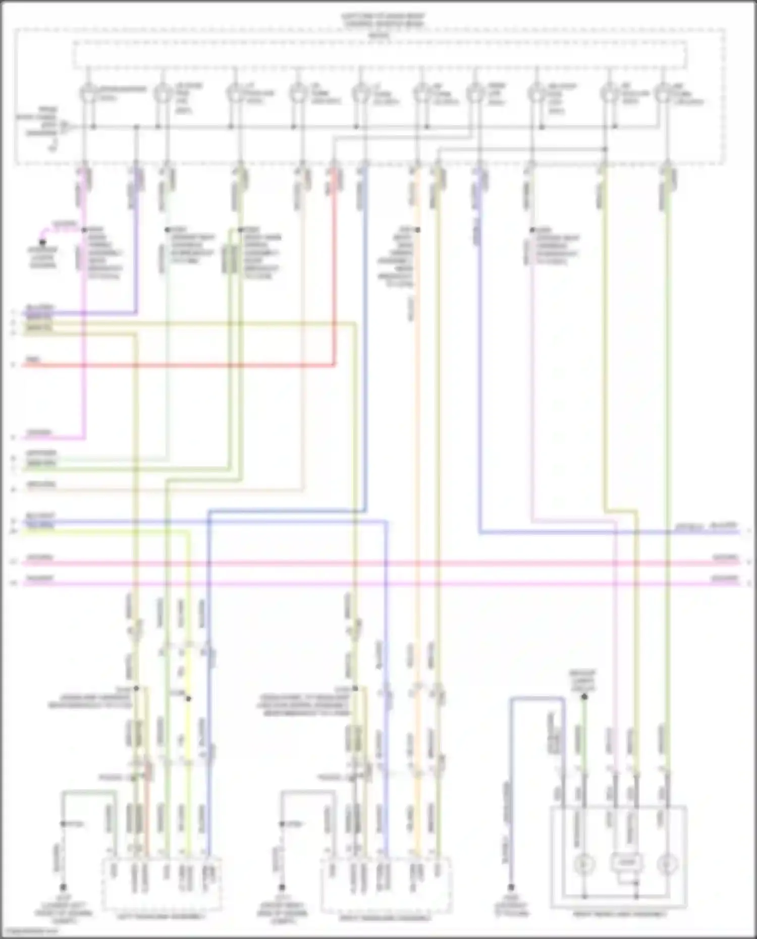 Wiring diagram left headlamp assembly for Ford Explorer VI (2019-2024) (2 of 6)