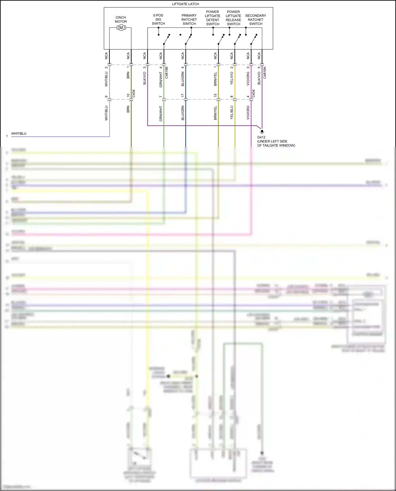 Wiring diagram nca for Ford Explorer VI (2019-2024) (27 of 113)