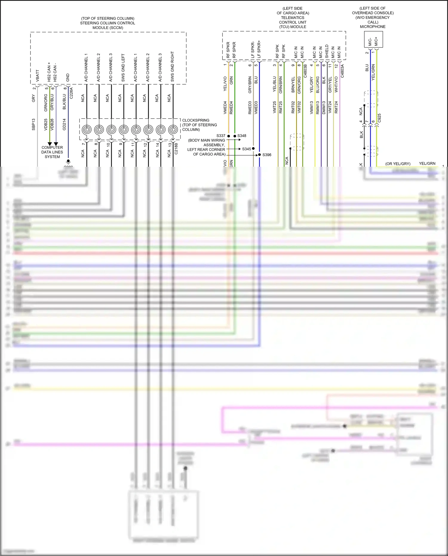 Wiring diagram nca for Ford Explorer VI (2019-2024) (19 of 113)