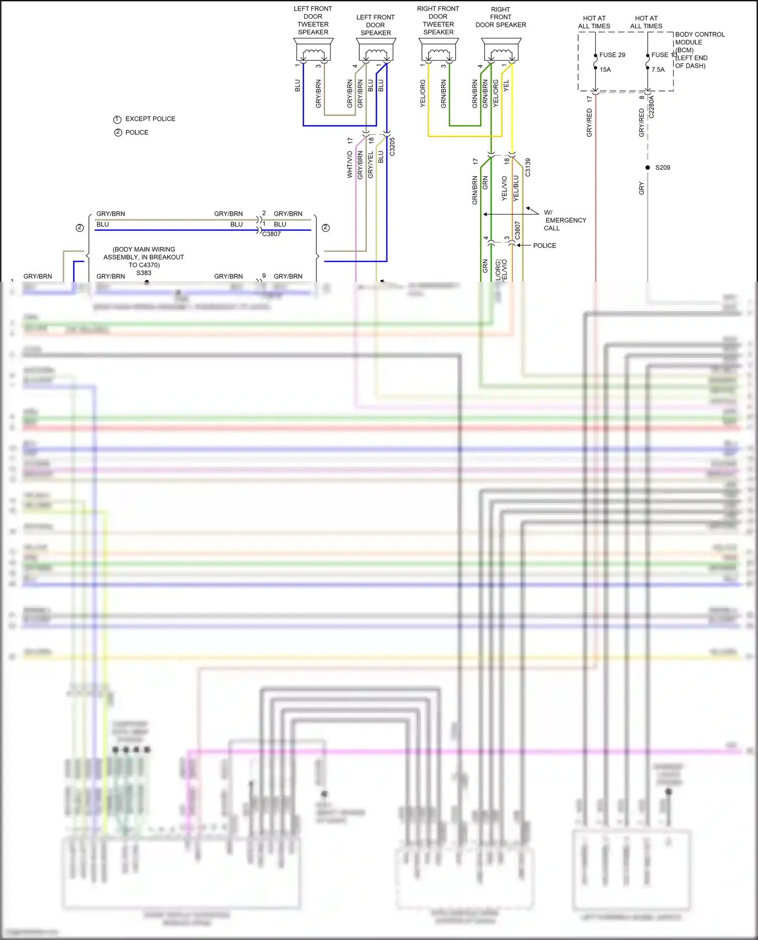 Wiring diagram nca for Ford Explorer VI (2019-2024) (18 of 113)