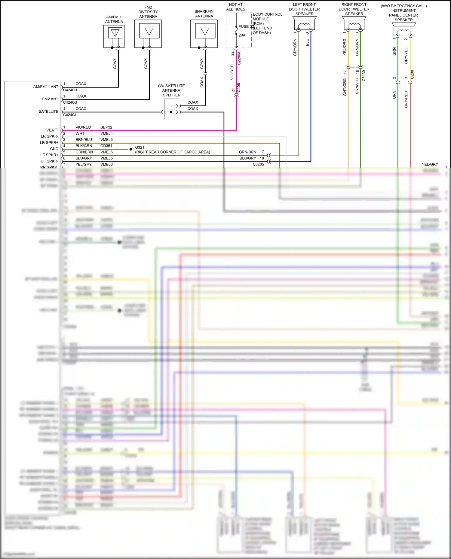 Wiring diagram nca for Ford Explorer VI (2019-2024) (11 of 113)