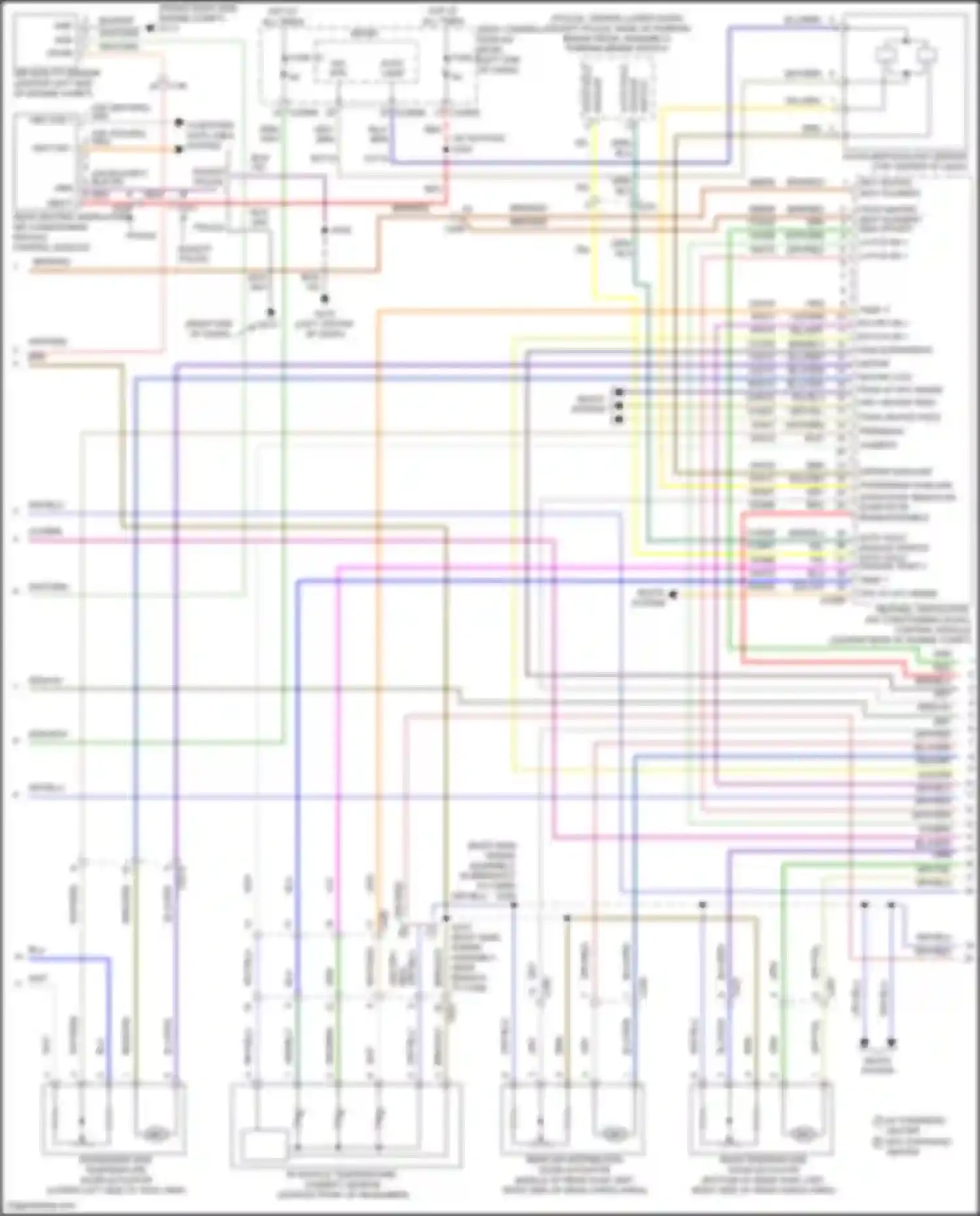 Wiring diagram pass heated feed for Ford Explorer VI (2019-2024) (1 of 1)