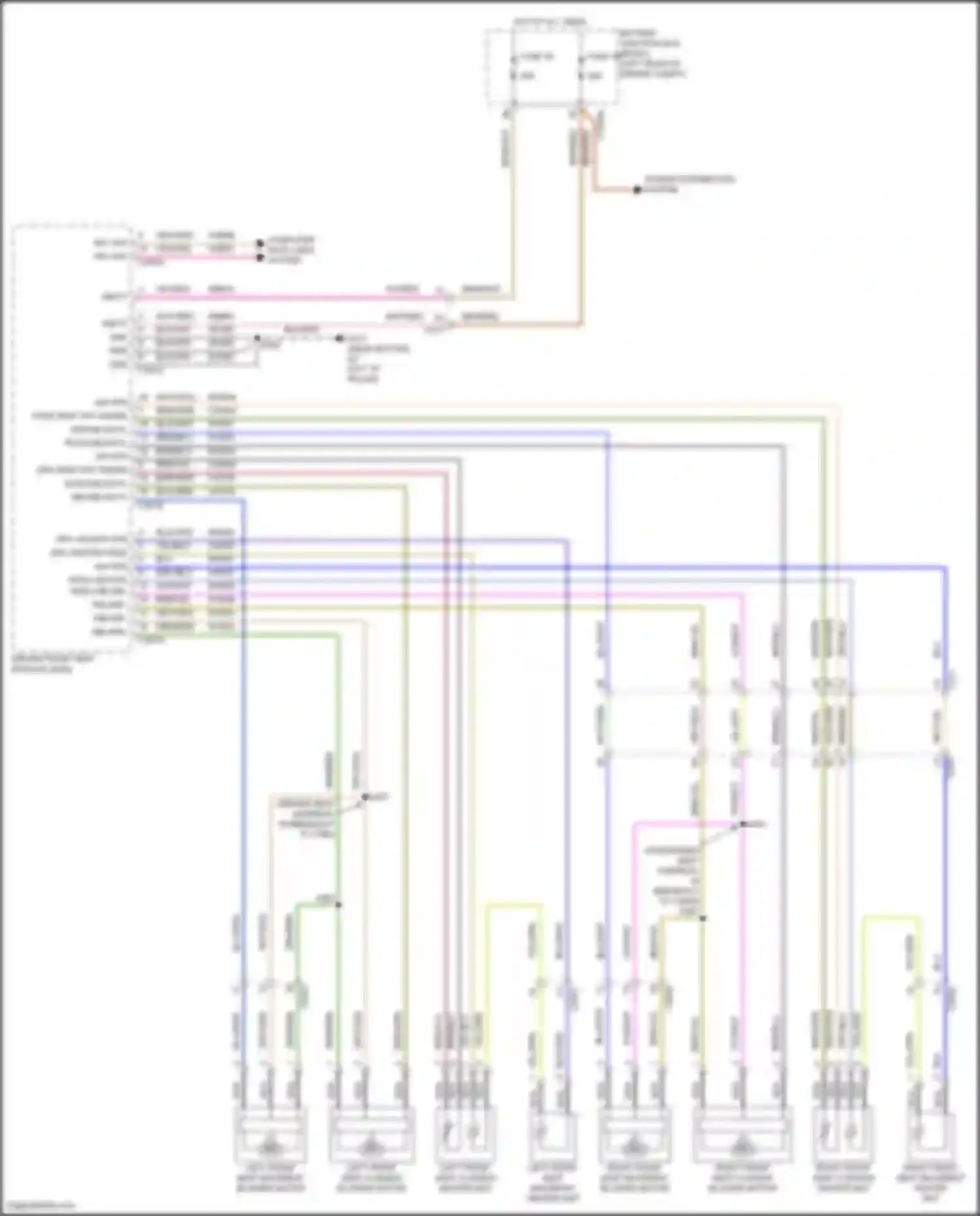 Wiring diagram pass seat ntc sense for Ford Explorer VI (2019-2024) (2 of 2)