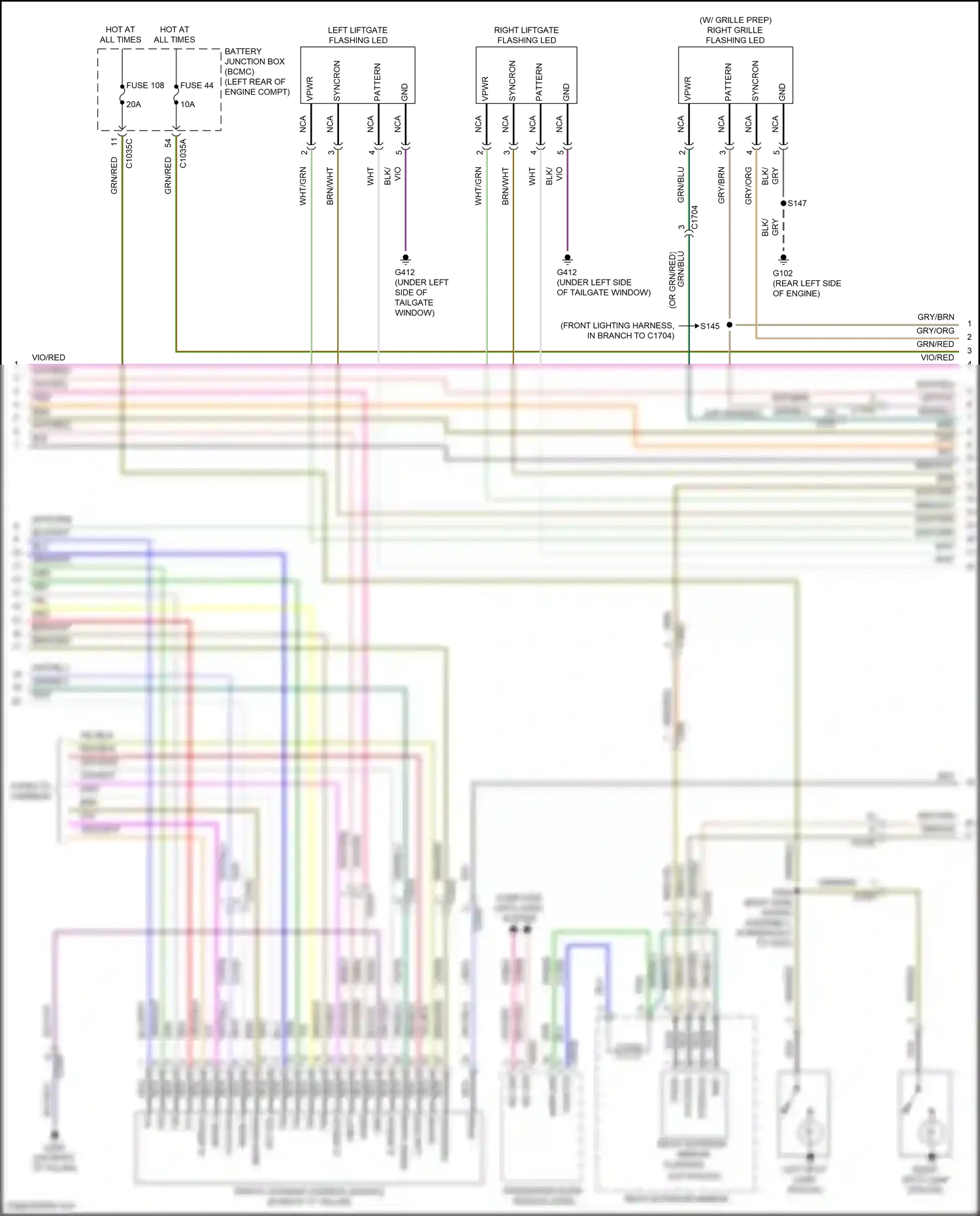 Wiring diagram pat sel for Ford Explorer VI (2019-2024) (1 of 1)