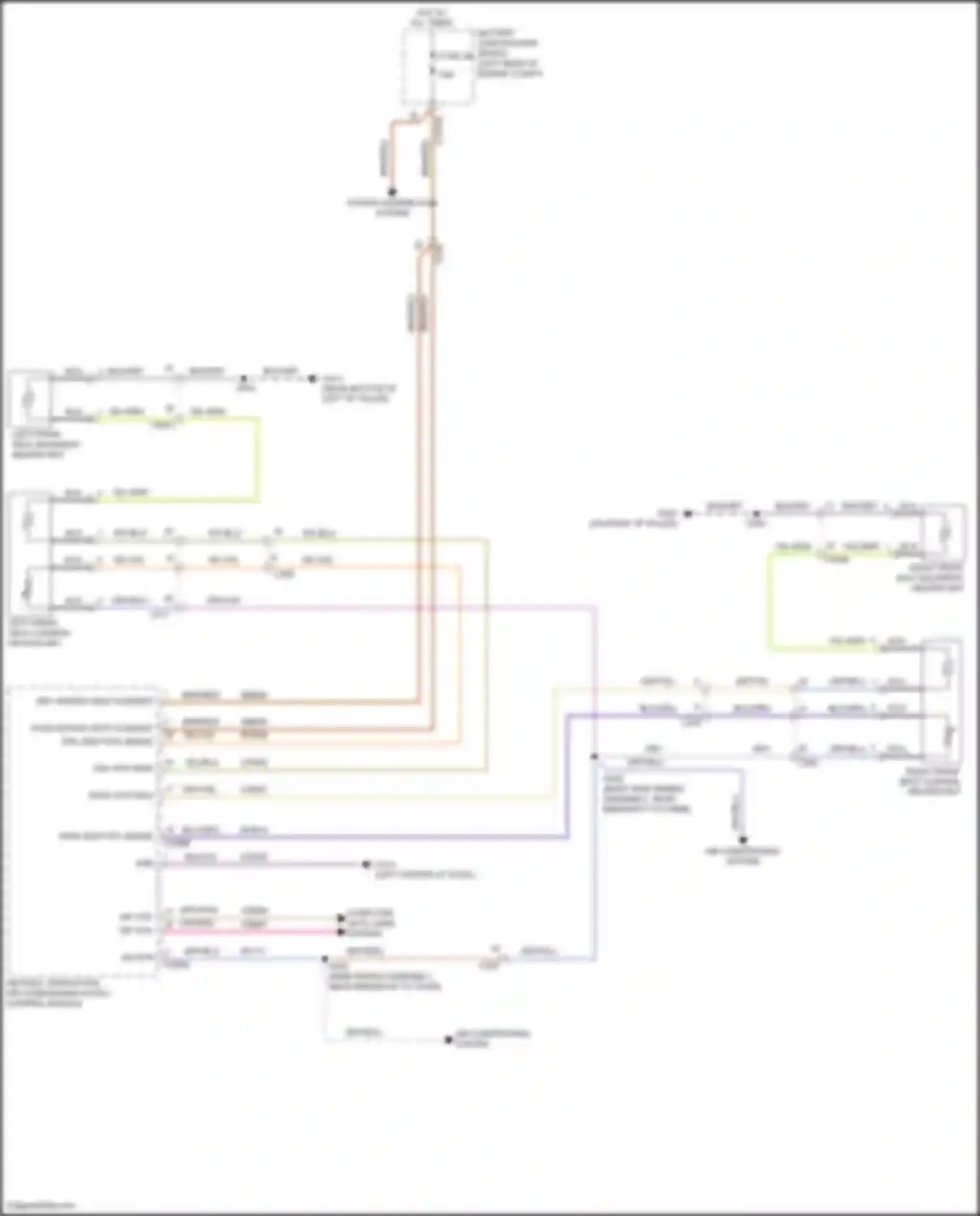 Wiring diagram power distribution system for Ford Explorer VI (2019-2024) (12 of 19)