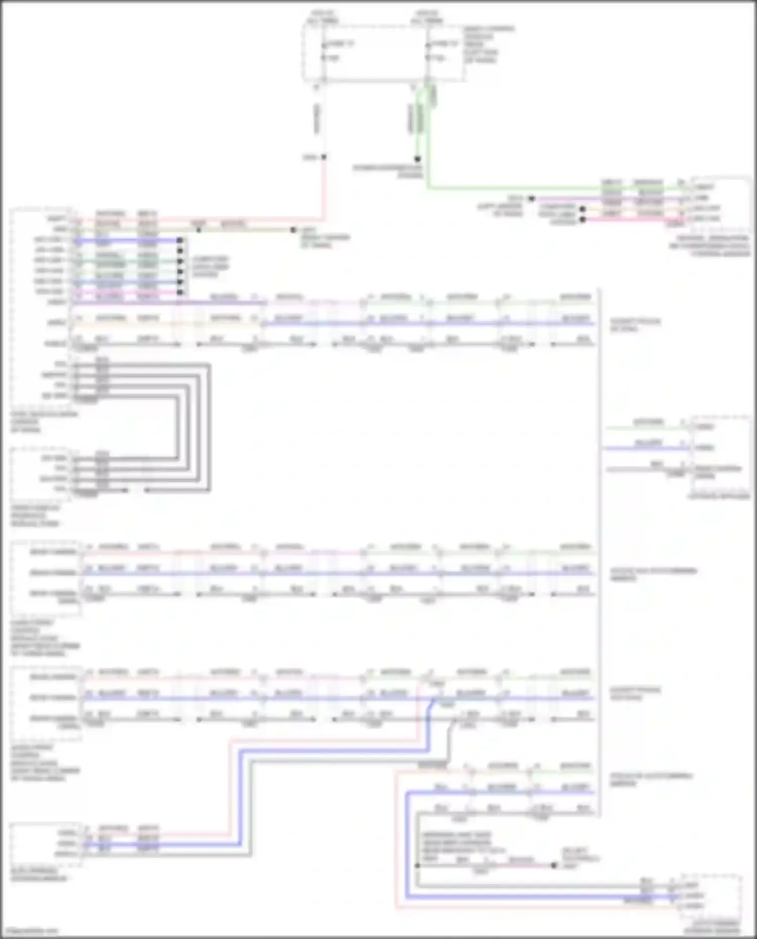 Wiring diagram power distribution system for Ford Explorer VI (2019-2024) (18 of 19)
