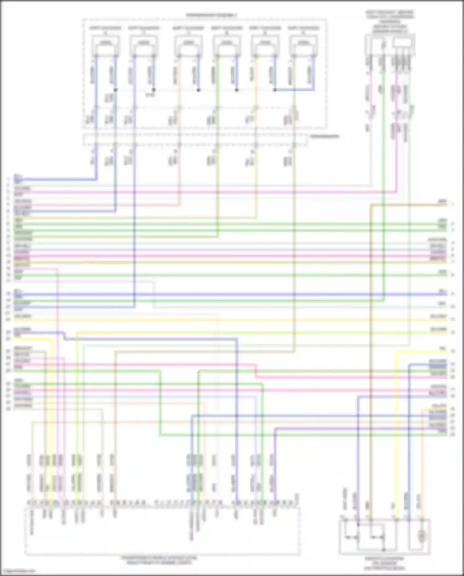 Wiring diagram shift solenoid e for Ford Explorer VI (2019-2024) (5 of 5)