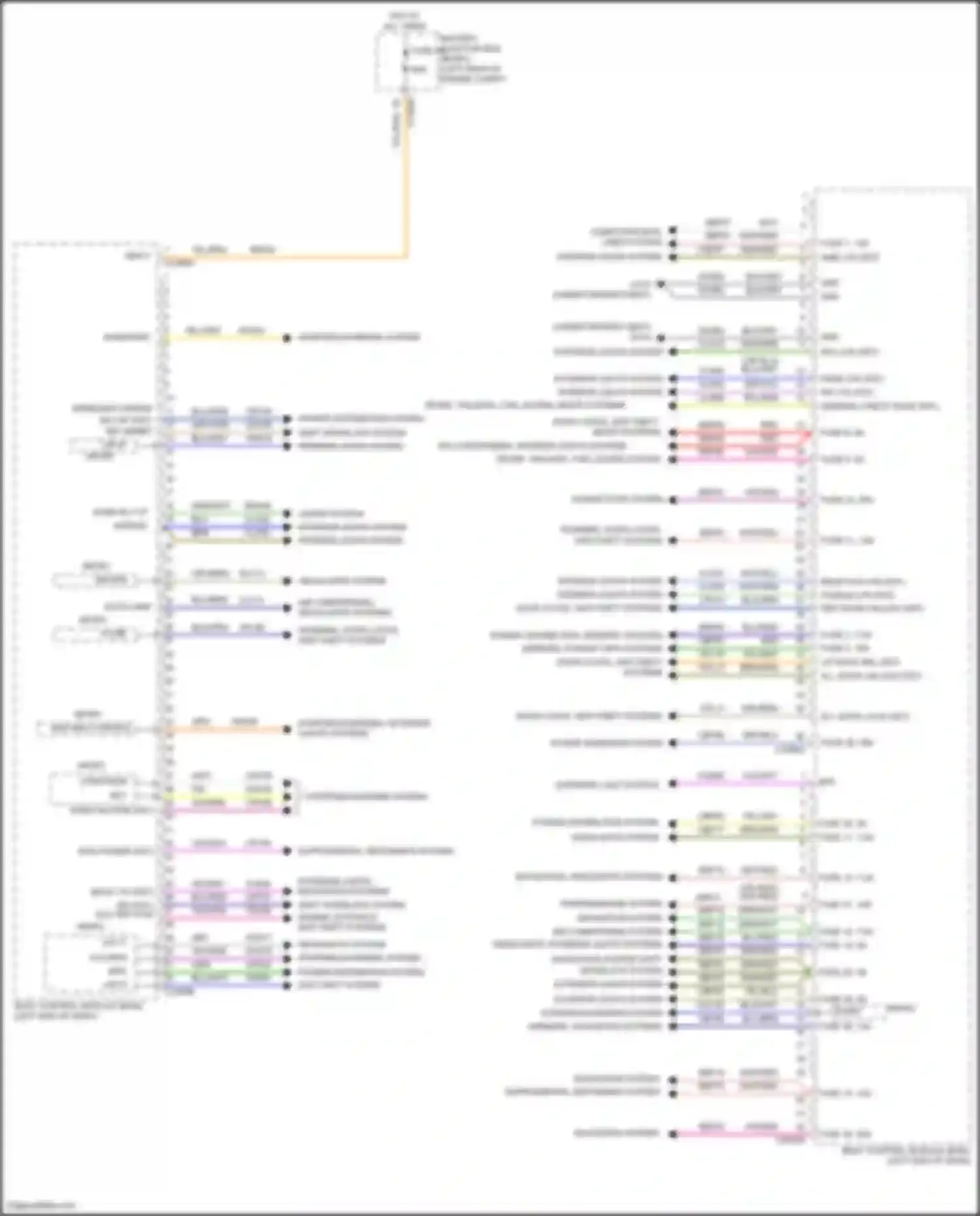 Wiring diagram starting/charging system for Ford Explorer VI (2019-2024) (1 of 5)