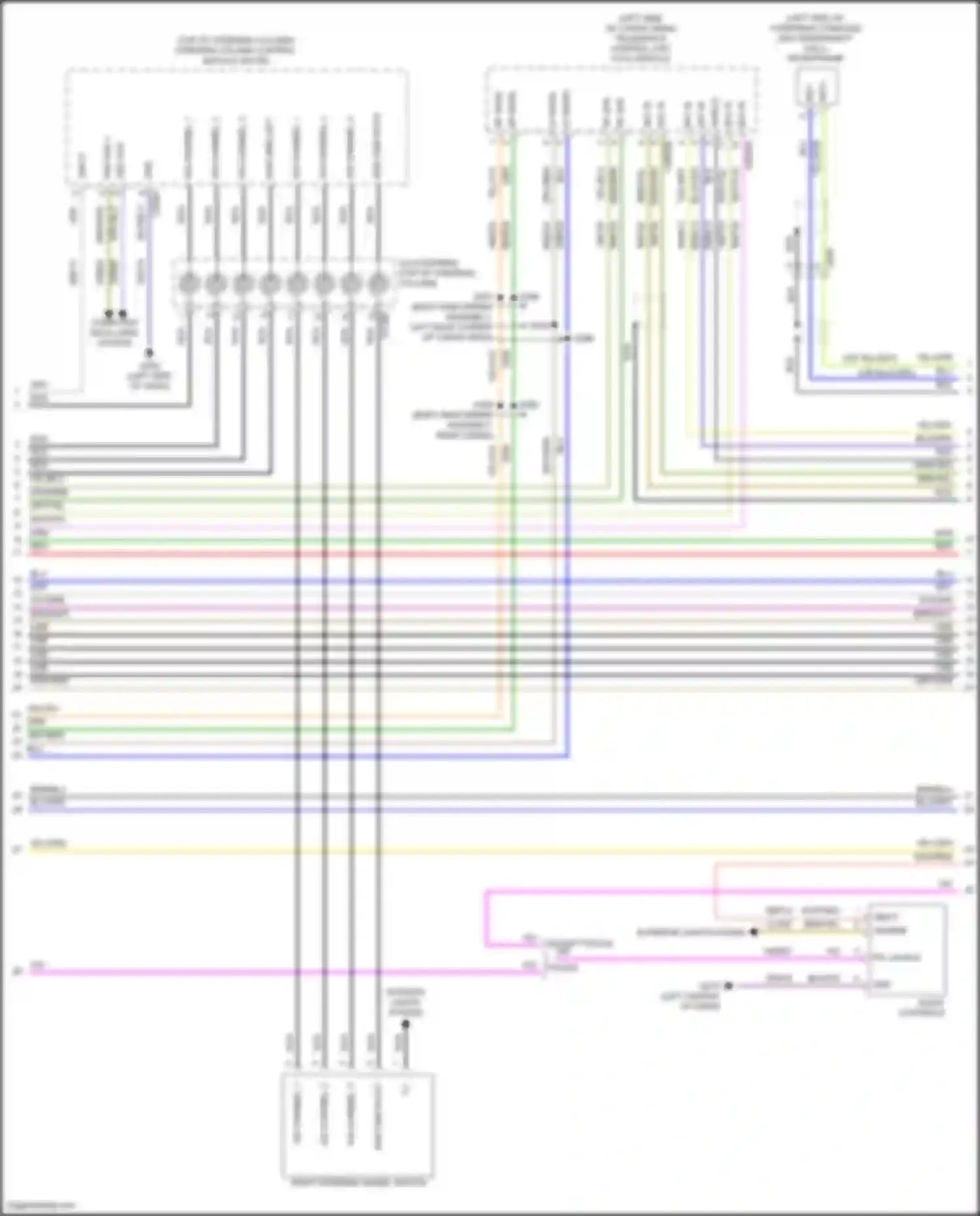 Wiring diagram sws gnd right for Ford Explorer VI (2019-2024) (3 of 7)