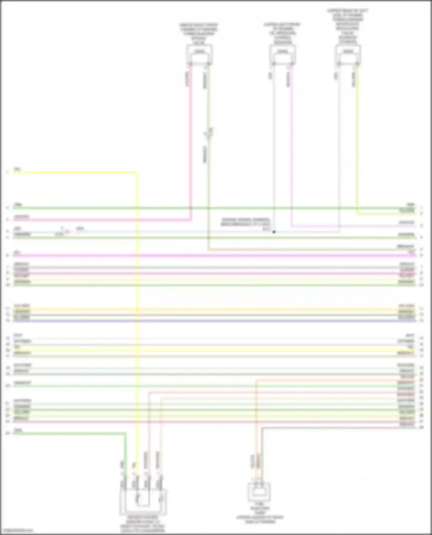 Wiring diagram turbocharger bypass valve) for Ford Explorer VI (2019-2024) (3 of 3)