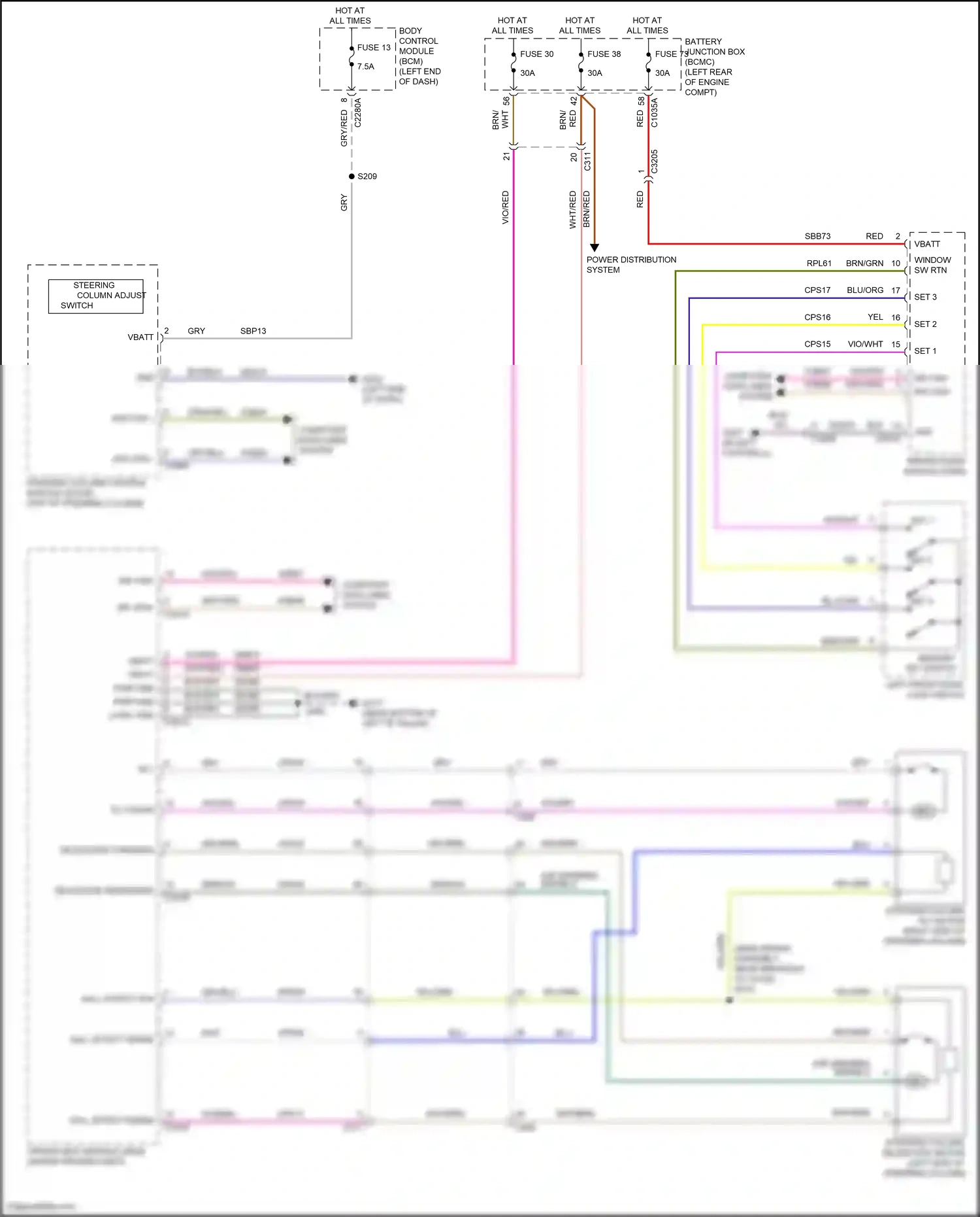 Wiring diagram vio for Ford Explorer VI (2019-2024) (55 of 74)
