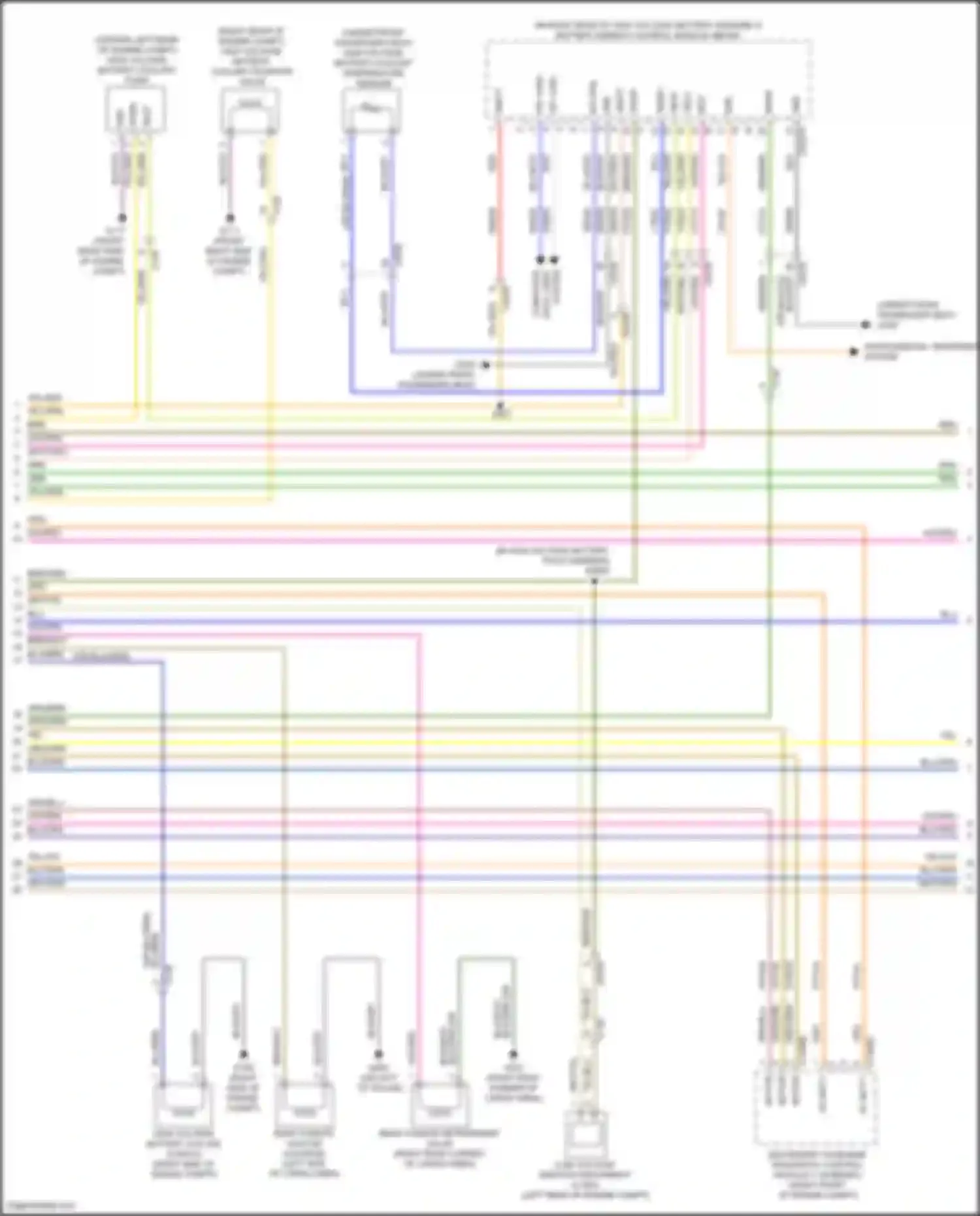 Wiring diagram wake-up for Ford Explorer VI (2019-2024) (3 of 3)