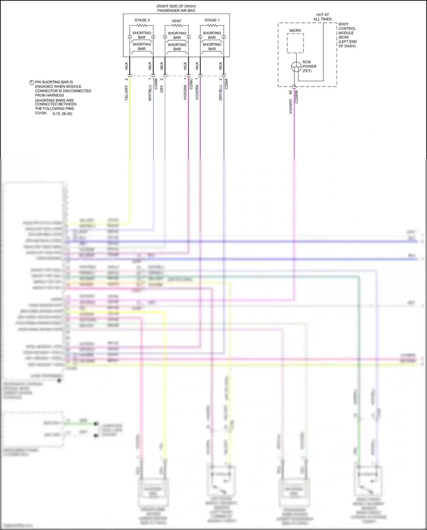 Wiring diagram wht/blu for Ford Explorer VI (2019-2024) (15 of 65)