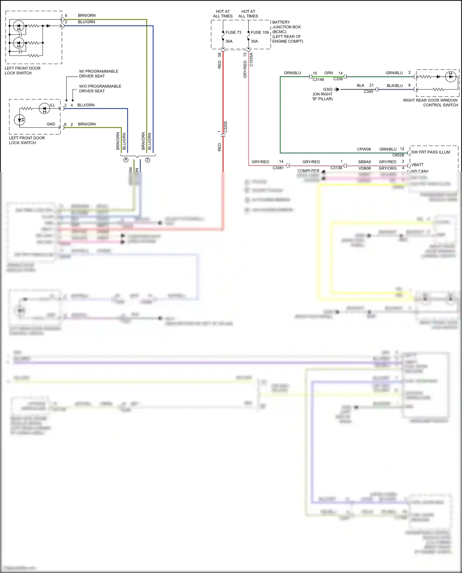 Wiring diagram wht/blu for Ford Explorer VI (2019-2024) (28 of 65)