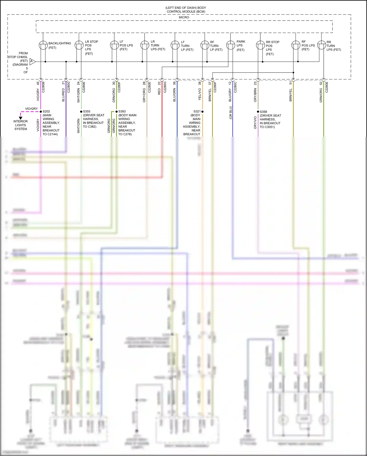 Wiring diagram wht/grn for Ford Explorer VI (2019-2024) (39 of 100)