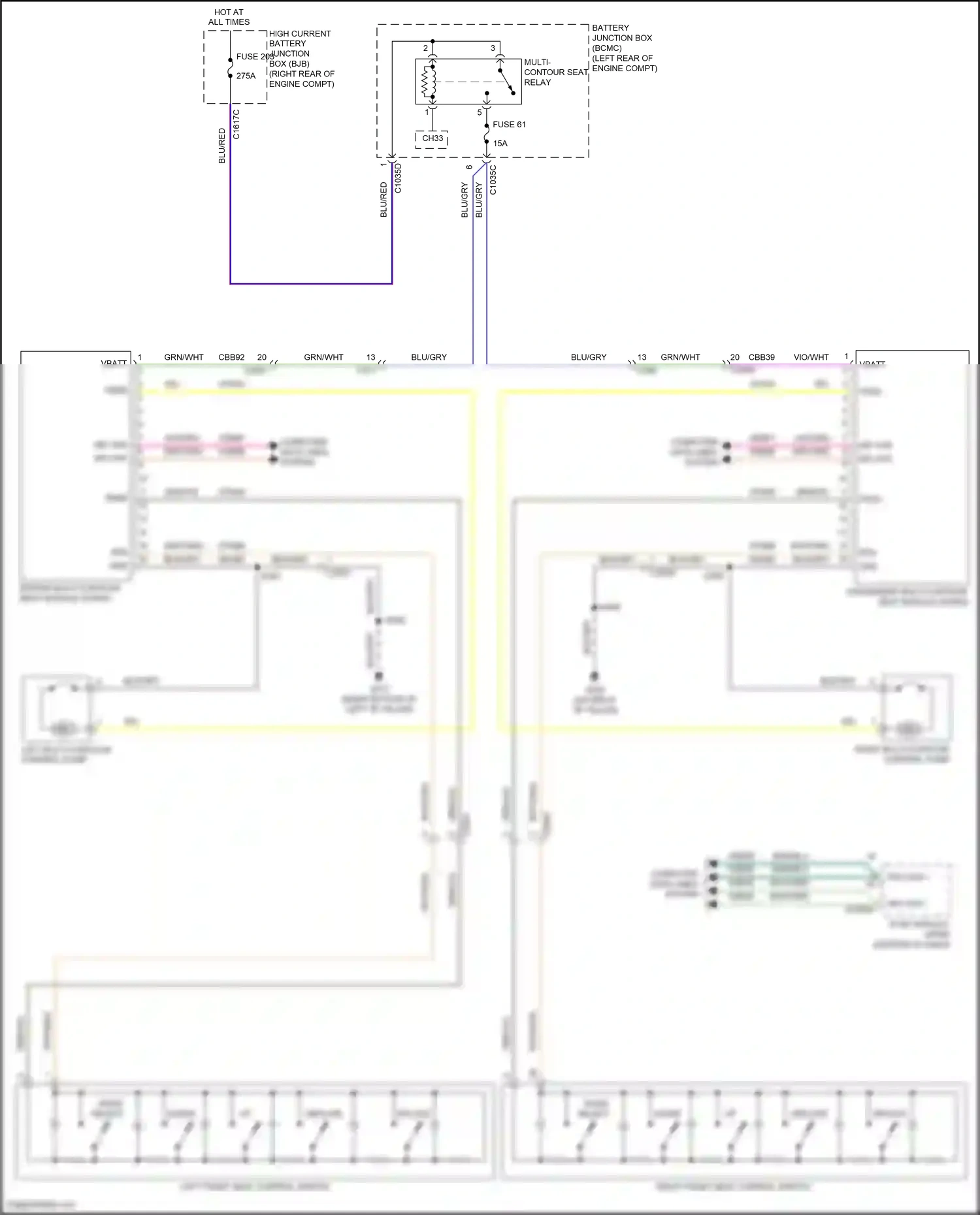 Wiring diagram wht/org for Ford Explorer VI (2019-2024) (25 of 74)