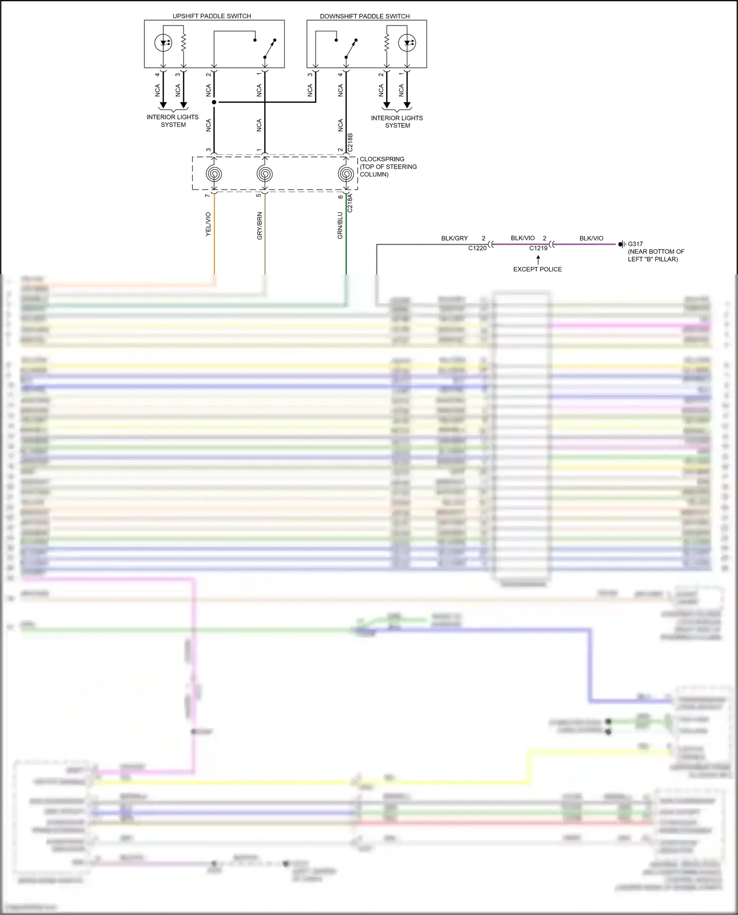 Wiring diagram wht/org for Ford Explorer VI (2019-2024) (42 of 74)