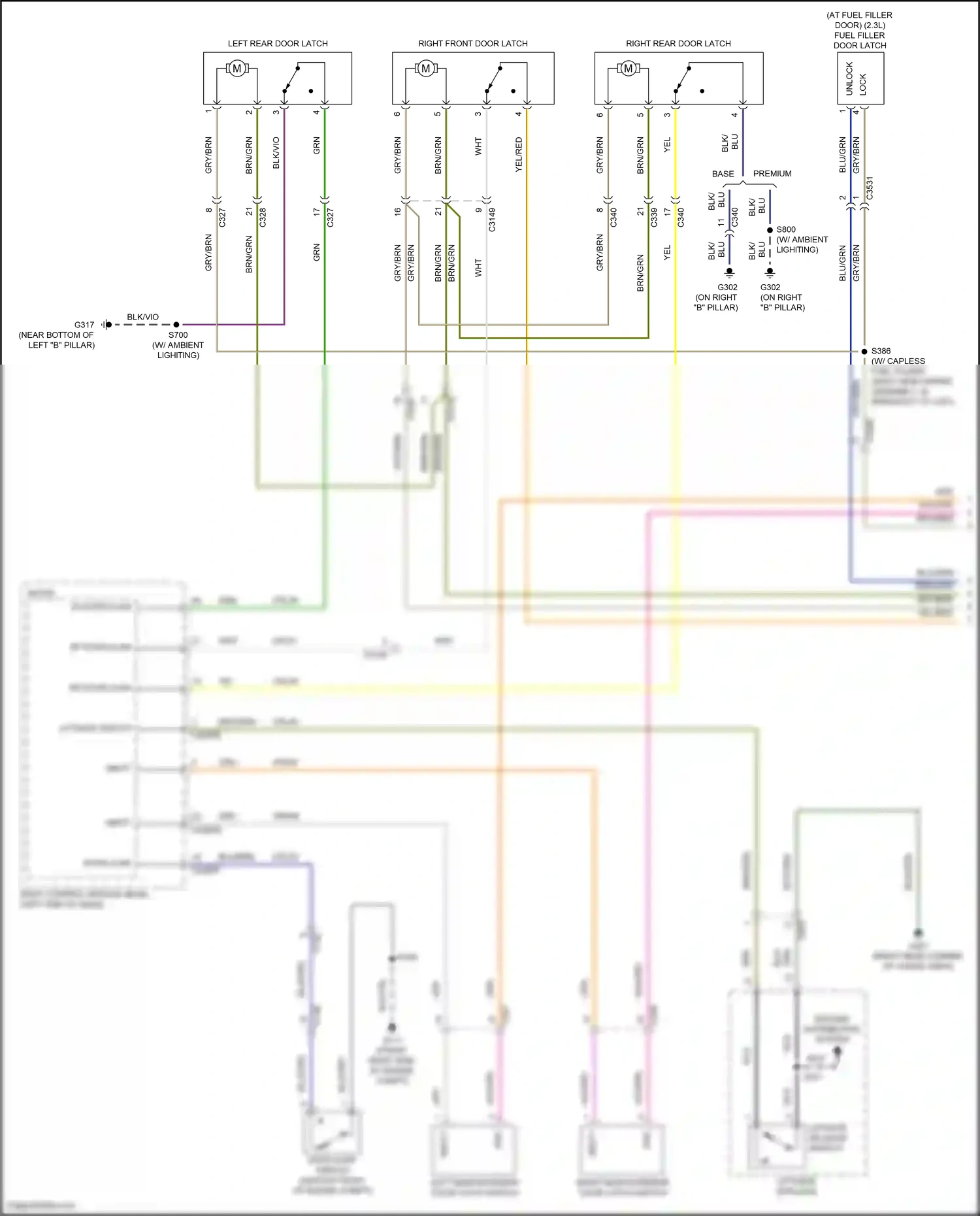 Wiring diagram yel for Ford Explorer VI (2019-2024) (1 of 129)