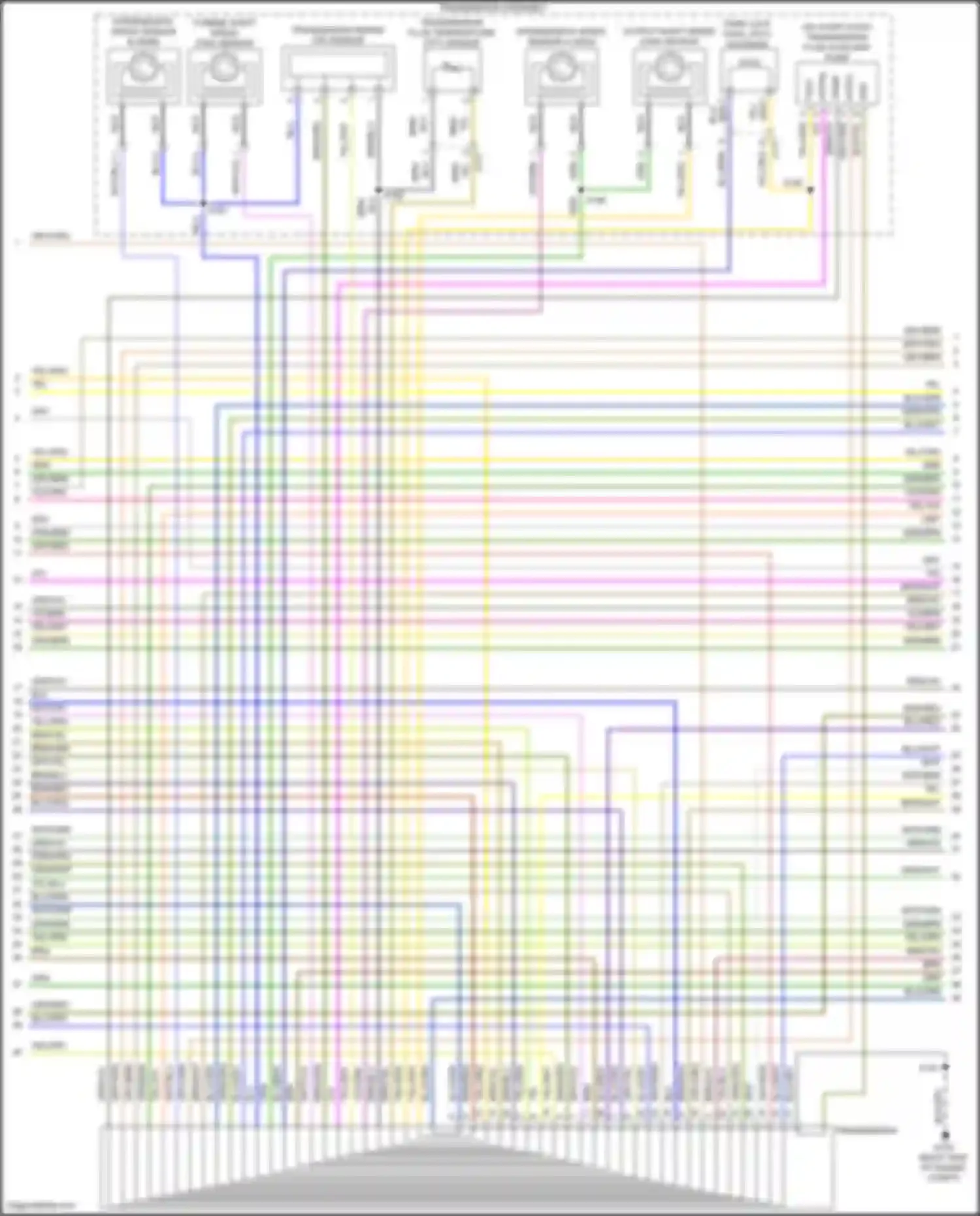 Wiring diagram yel/org for Ford Explorer VI (2019-2024) (86 of 105)