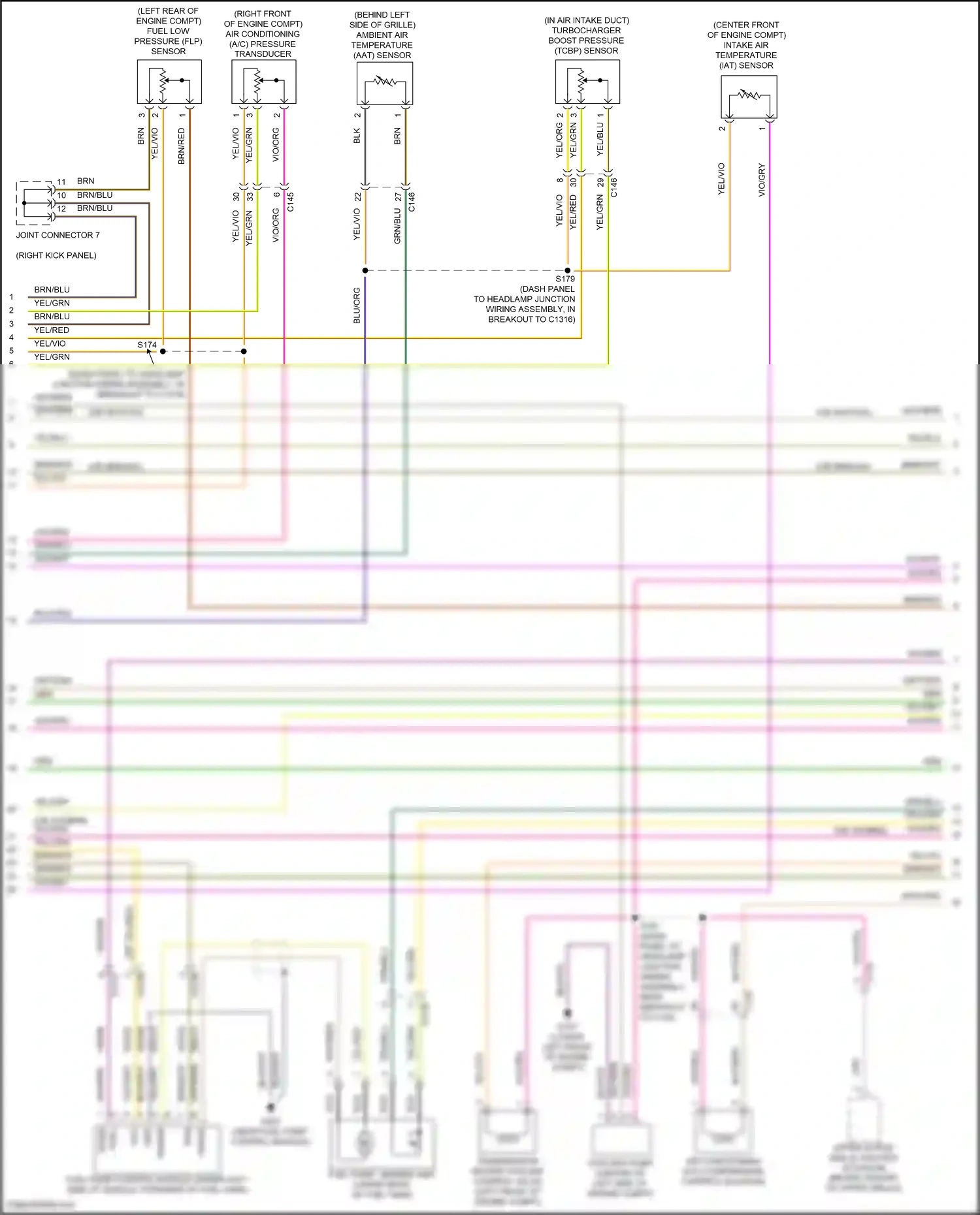 Wiring diagram yel/vio for Ford Explorer VI (2019-2024) (44 of 79)