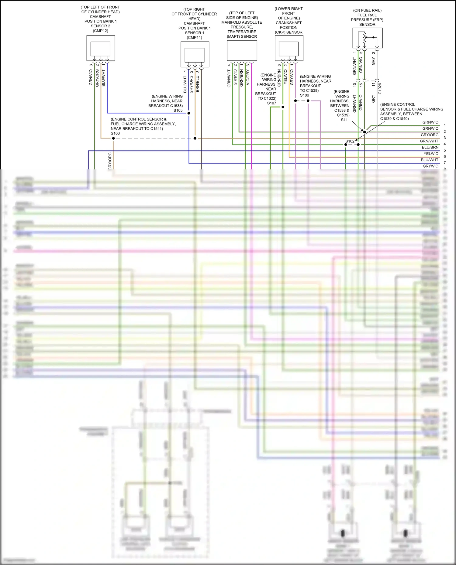 Wiring diagram yel/vio for Ford Explorer VI (2019-2024) (47 of 79)
