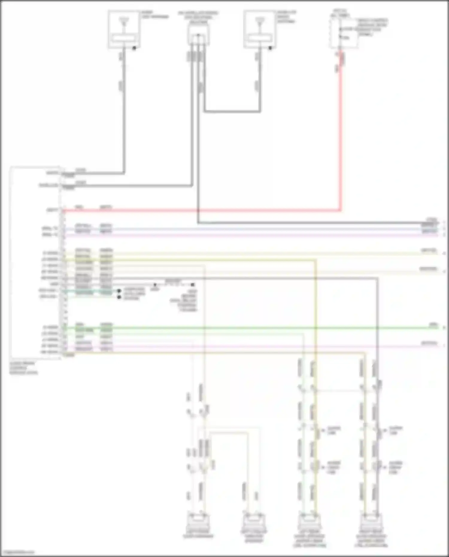 F-150 Ford XIII facelift (2017-2020): Navigation circuit, w/o bang & olufson sound (1 of 4)