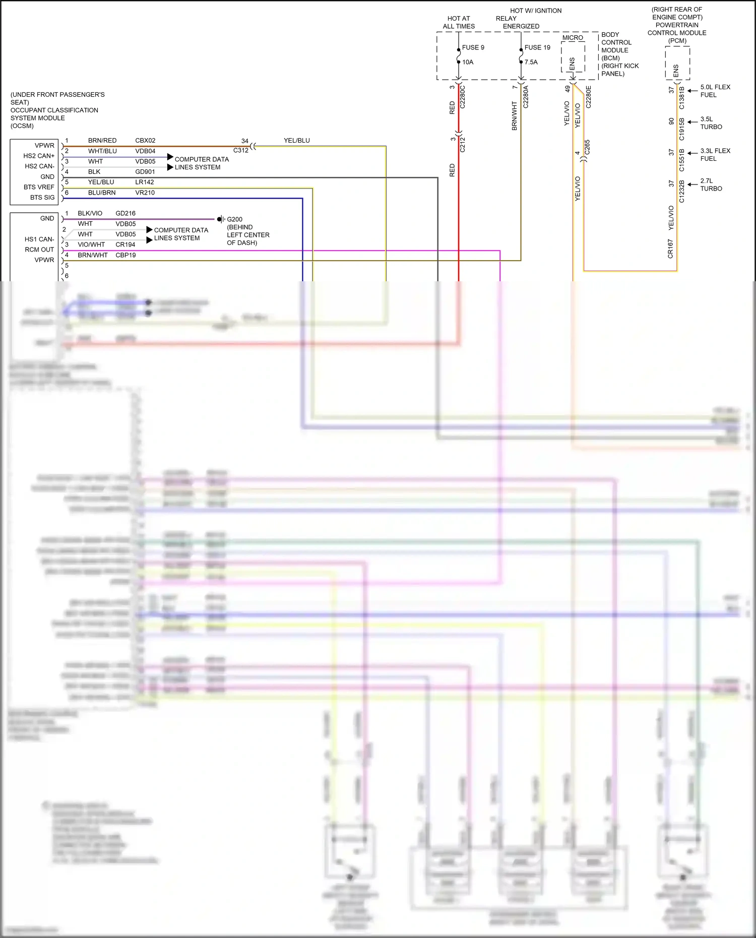 Wiring diagram bts vref for Ford F-150 XIII facelift (2017-2020) (1 of 2)