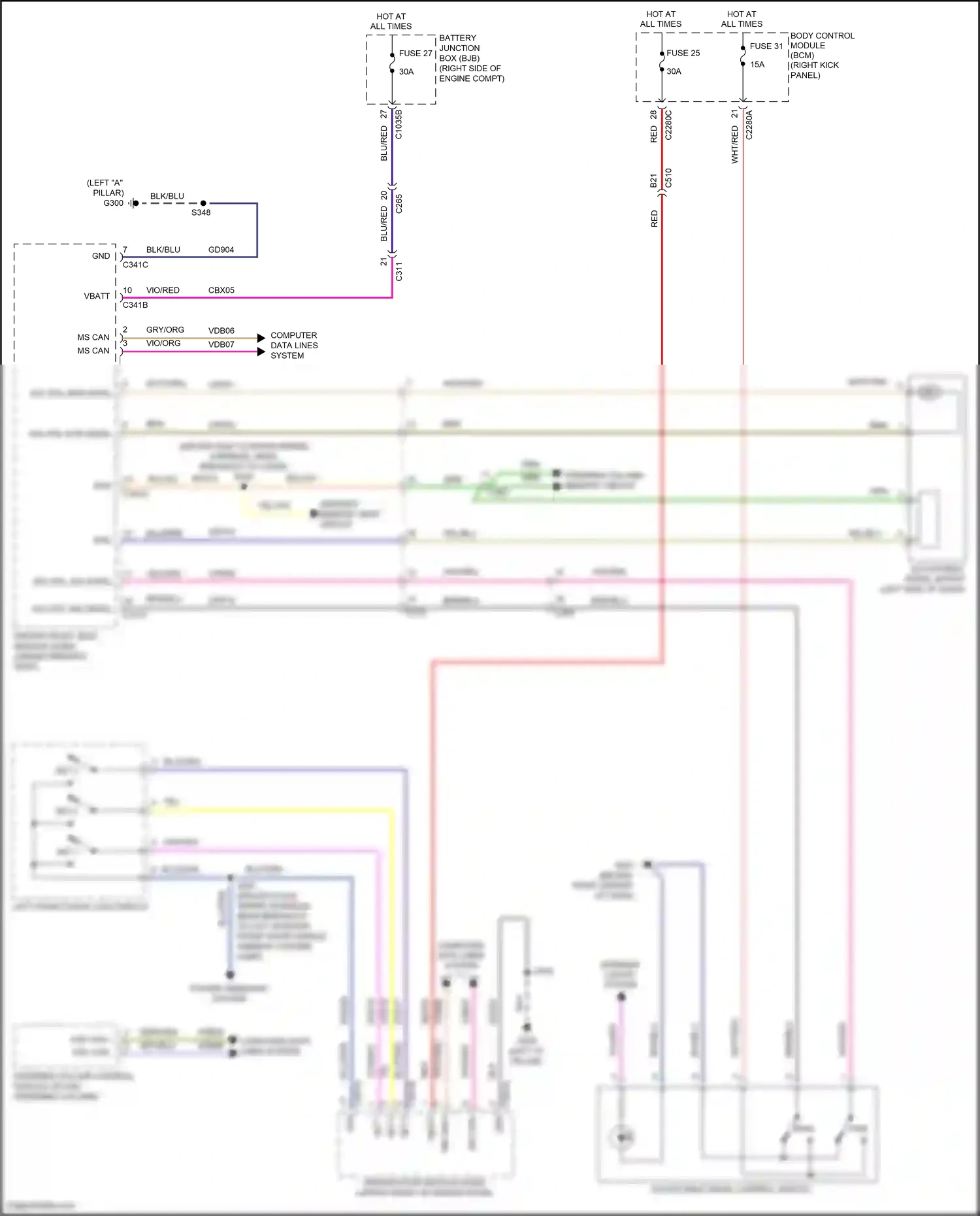 Wiring diagram computer data lines system for Ford F-150 XIII facelift (2017-2020) (81 of 122)