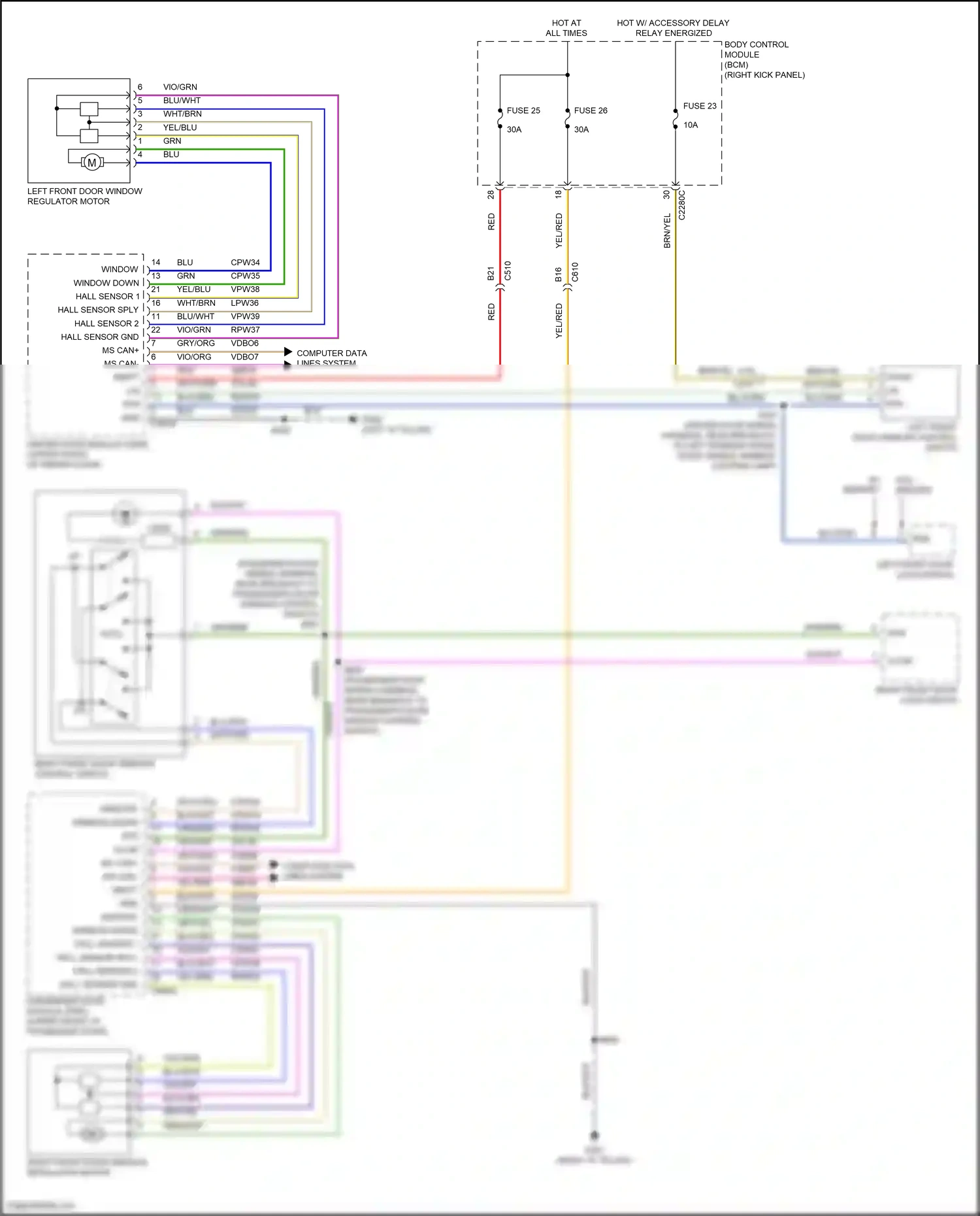 Wiring diagram computer data lines system for Ford F-150 XIII facelift (2017-2020) (8 of 122)