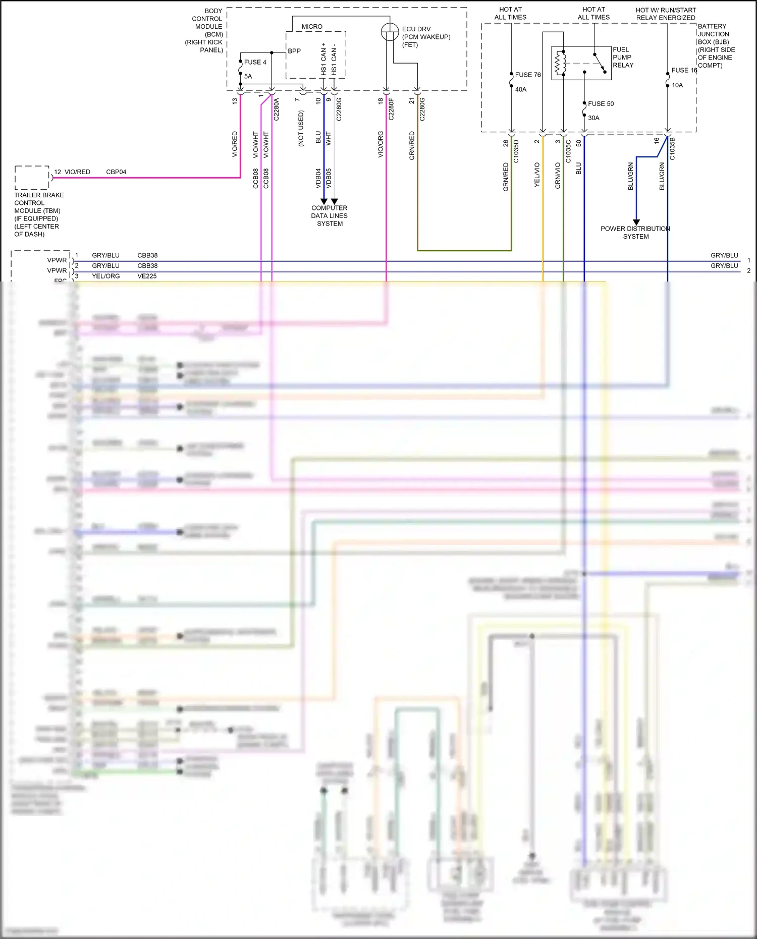 Wiring diagram computer data lines system for Ford F-150 XIII facelift (2017-2020) (122 of 122)