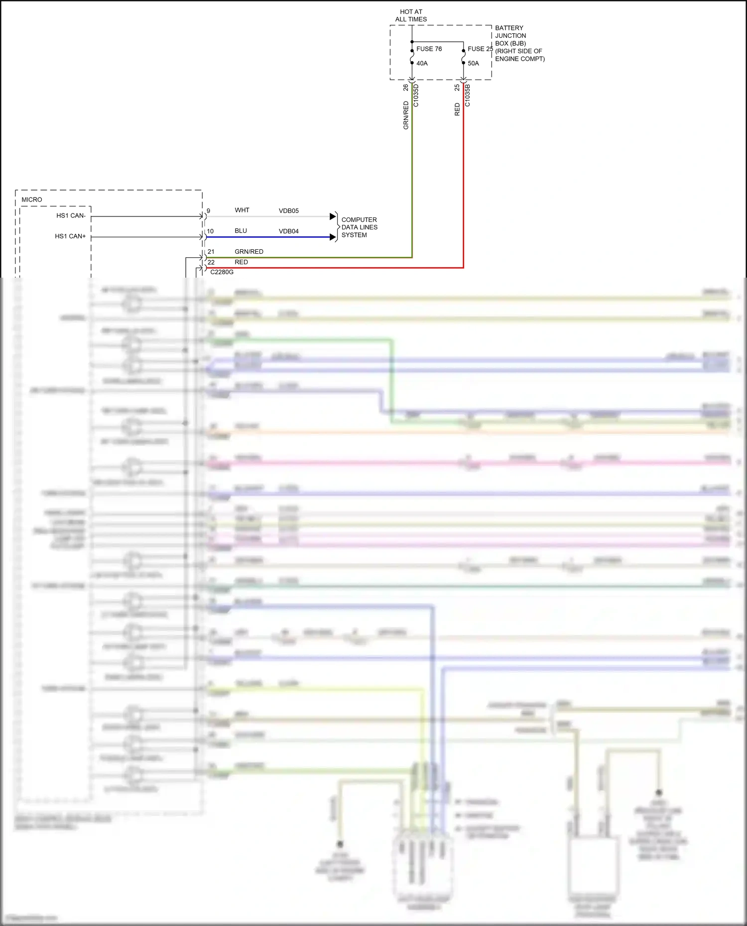 Wiring diagram computer data lines system for Ford F-150 XIII facelift (2017-2020) (67 of 122)