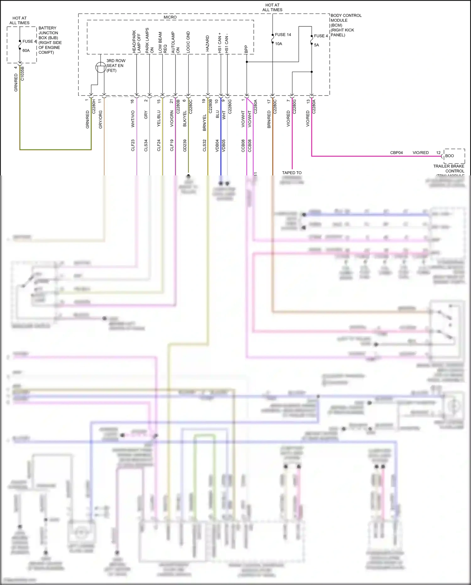 Wiring diagram computer data lines system for Ford F-150 XIII facelift (2017-2020) (66 of 122)