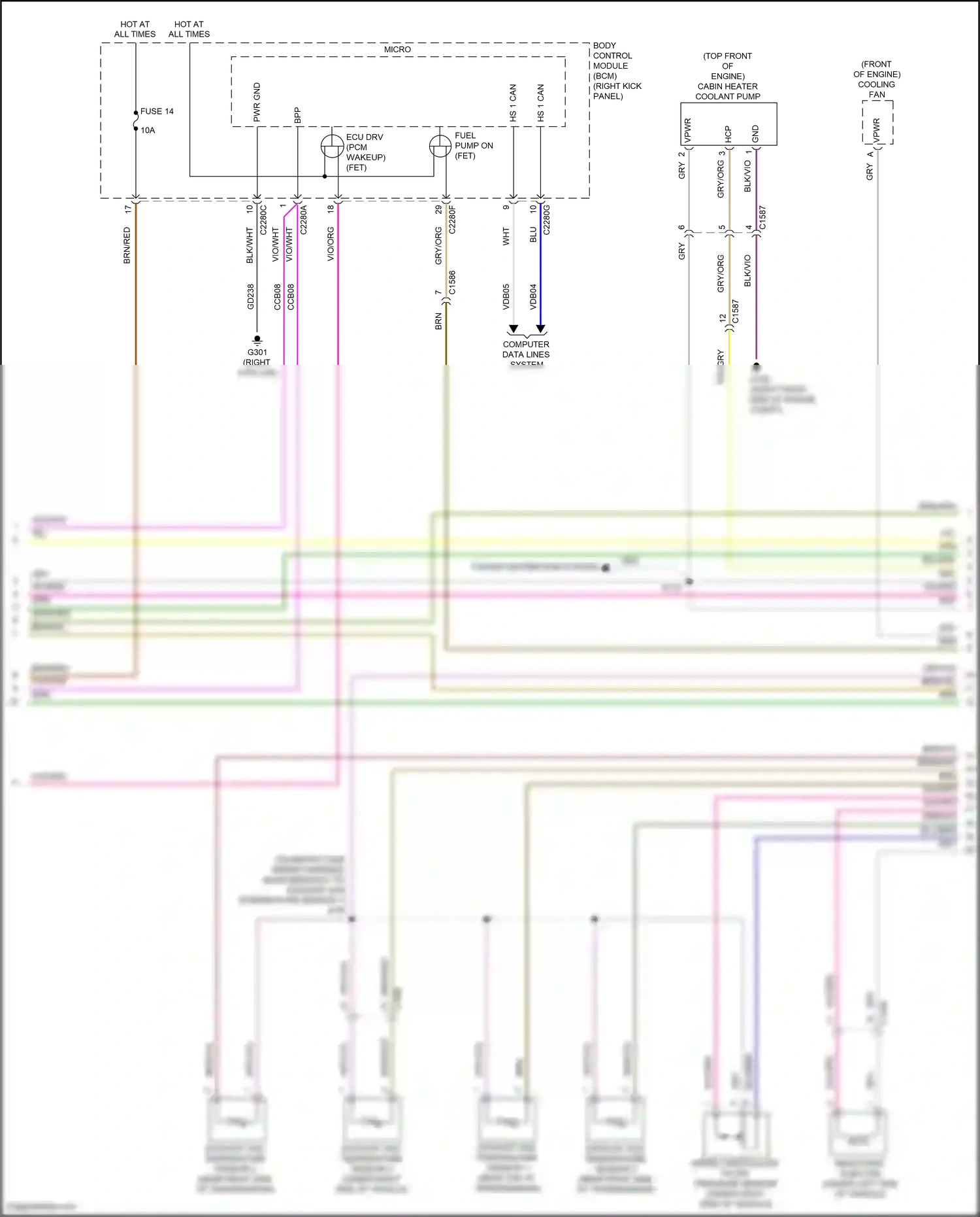 Wiring diagram computer data lines system for Ford F-150 XIII facelift (2017-2020) (117 of 122)