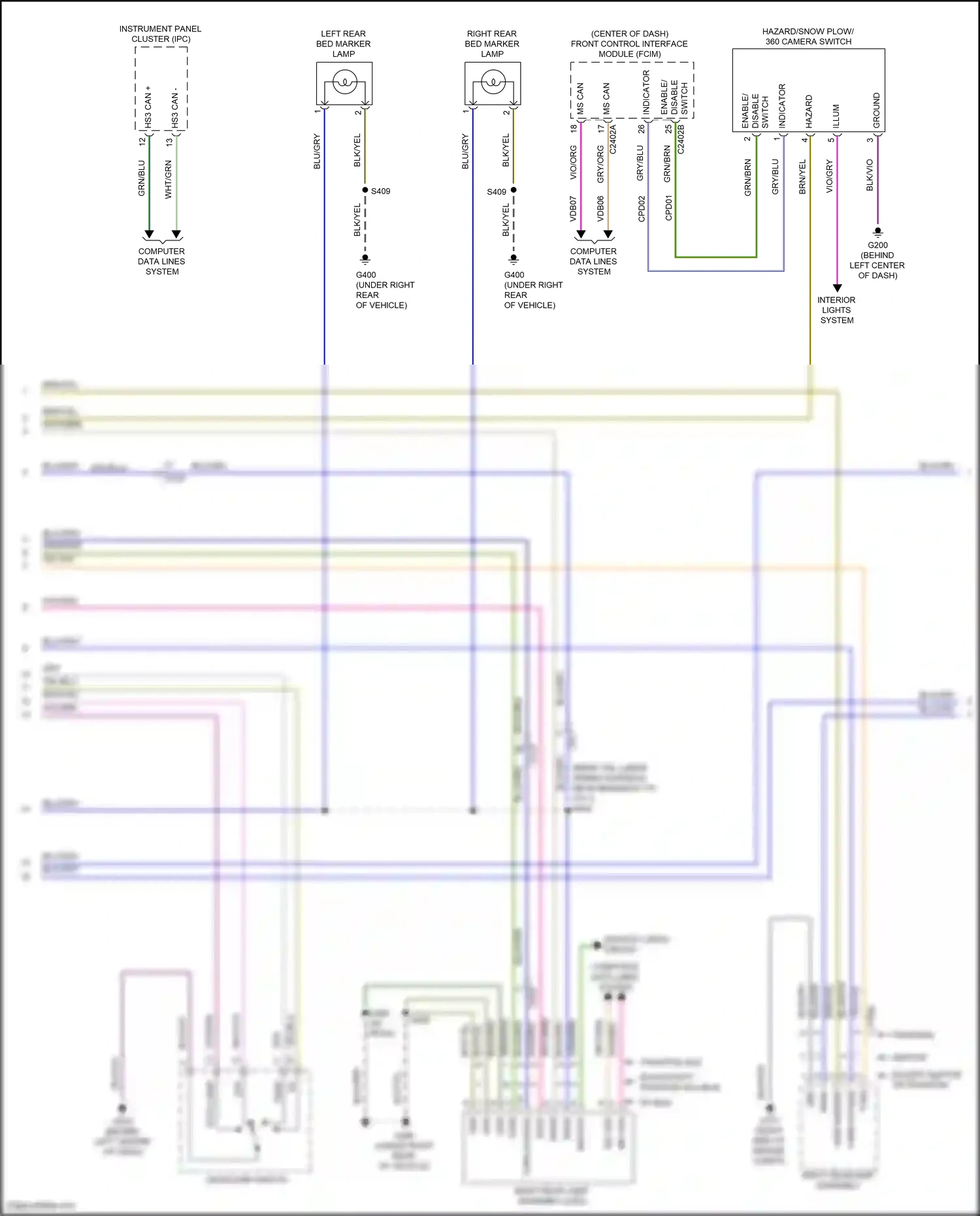 Wiring diagram computer data lines system for Ford F-150 XIII facelift (2017-2020) (76 of 122)