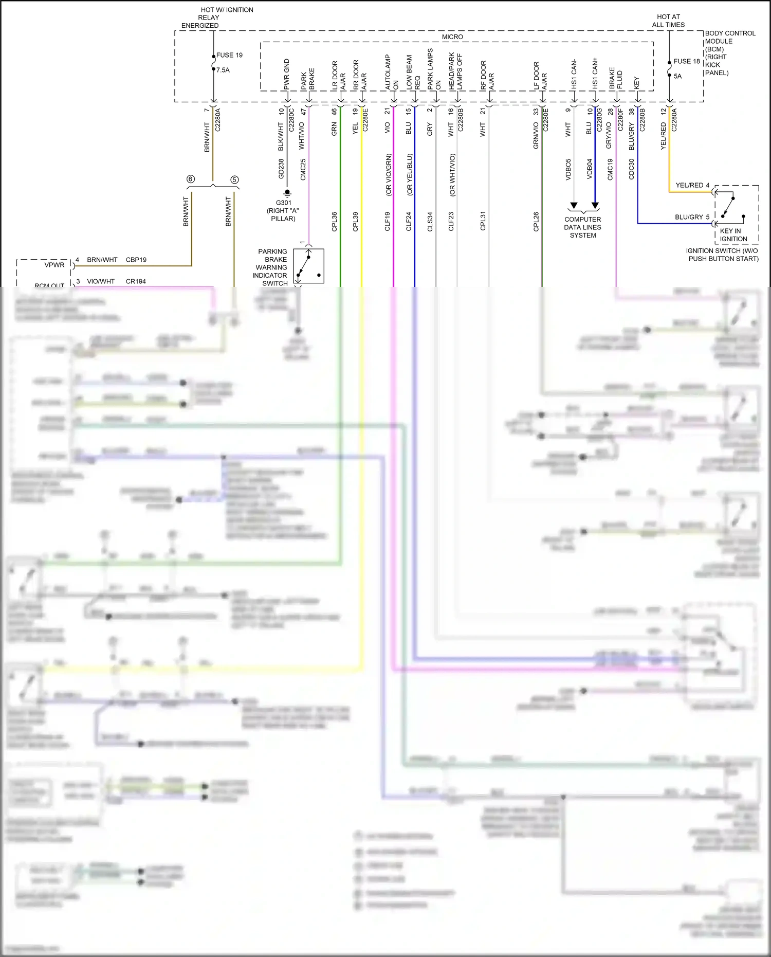 Wiring diagram computer data lines system for Ford F-150 XIII facelift (2017-2020) (12 of 122)