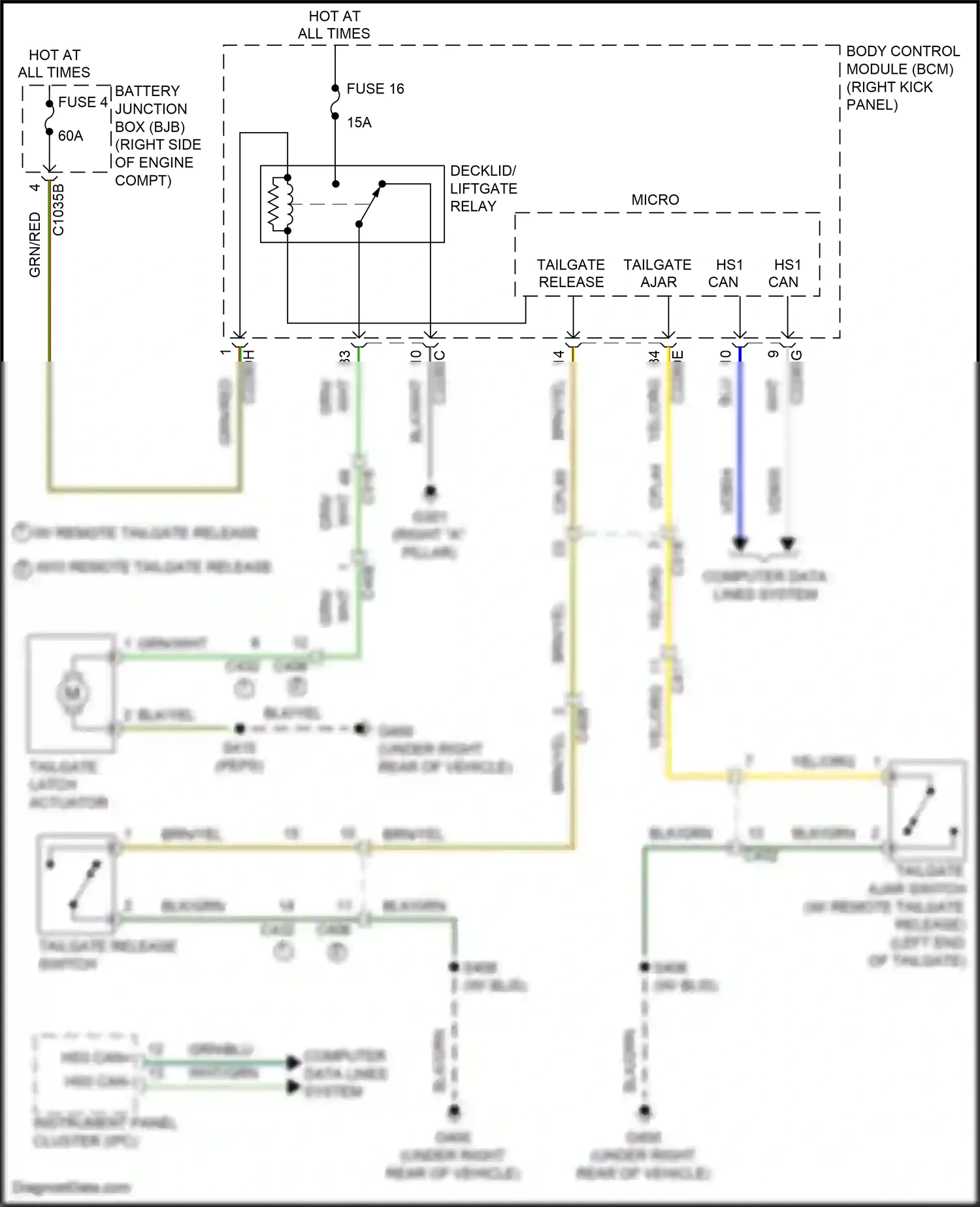 Wiring diagram computer data lines system for Ford F-150 XIII facelift (2017-2020) (40 of 122)